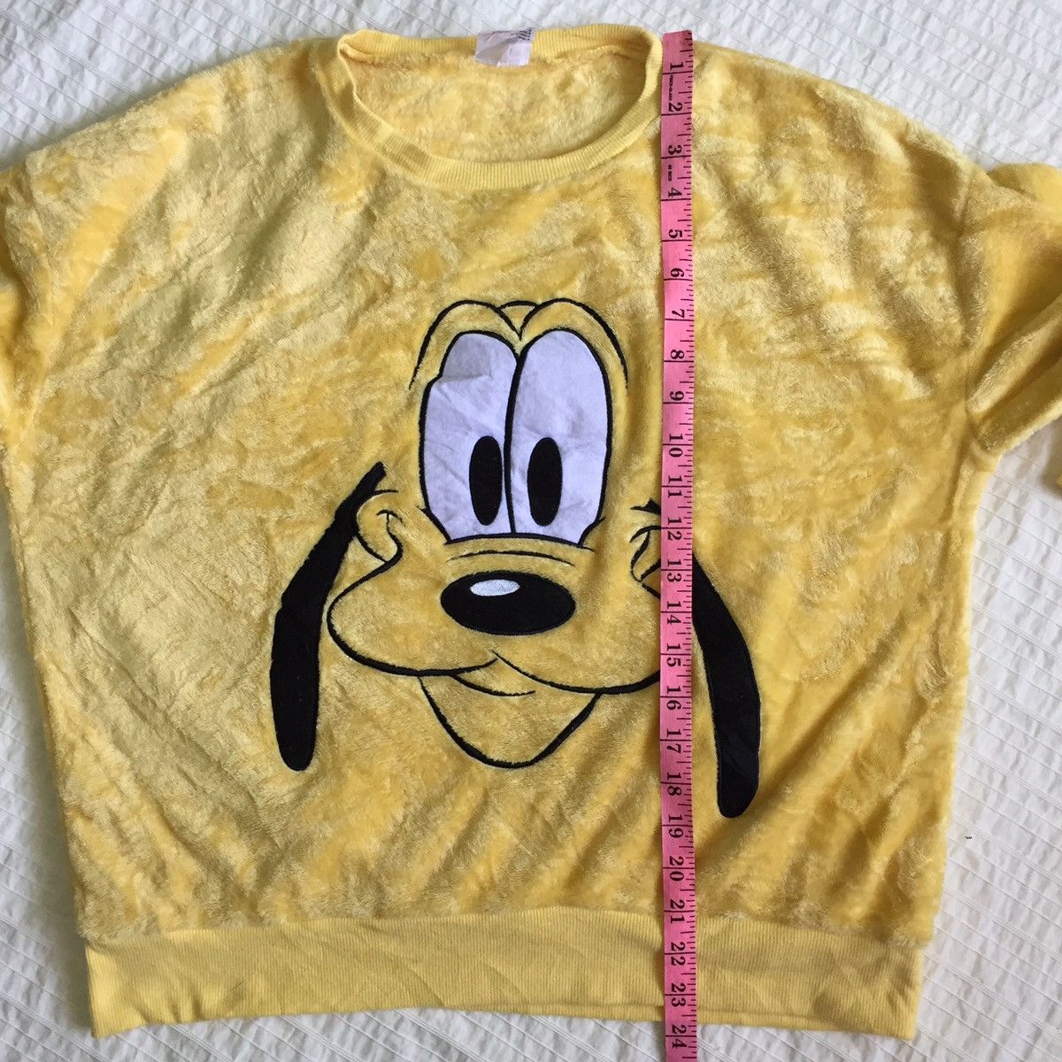 Anime Disney Pluto Fleece Sweatshirt by Belle Maison Size US M / EU 48-50 / 2 - 14 Thumbnail