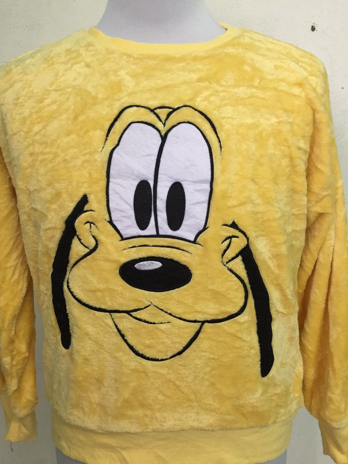 Anime Disney Pluto Fleece Sweatshirt by Belle Maison Size US M / EU 48-50 / 2 - 2 Thumbnail