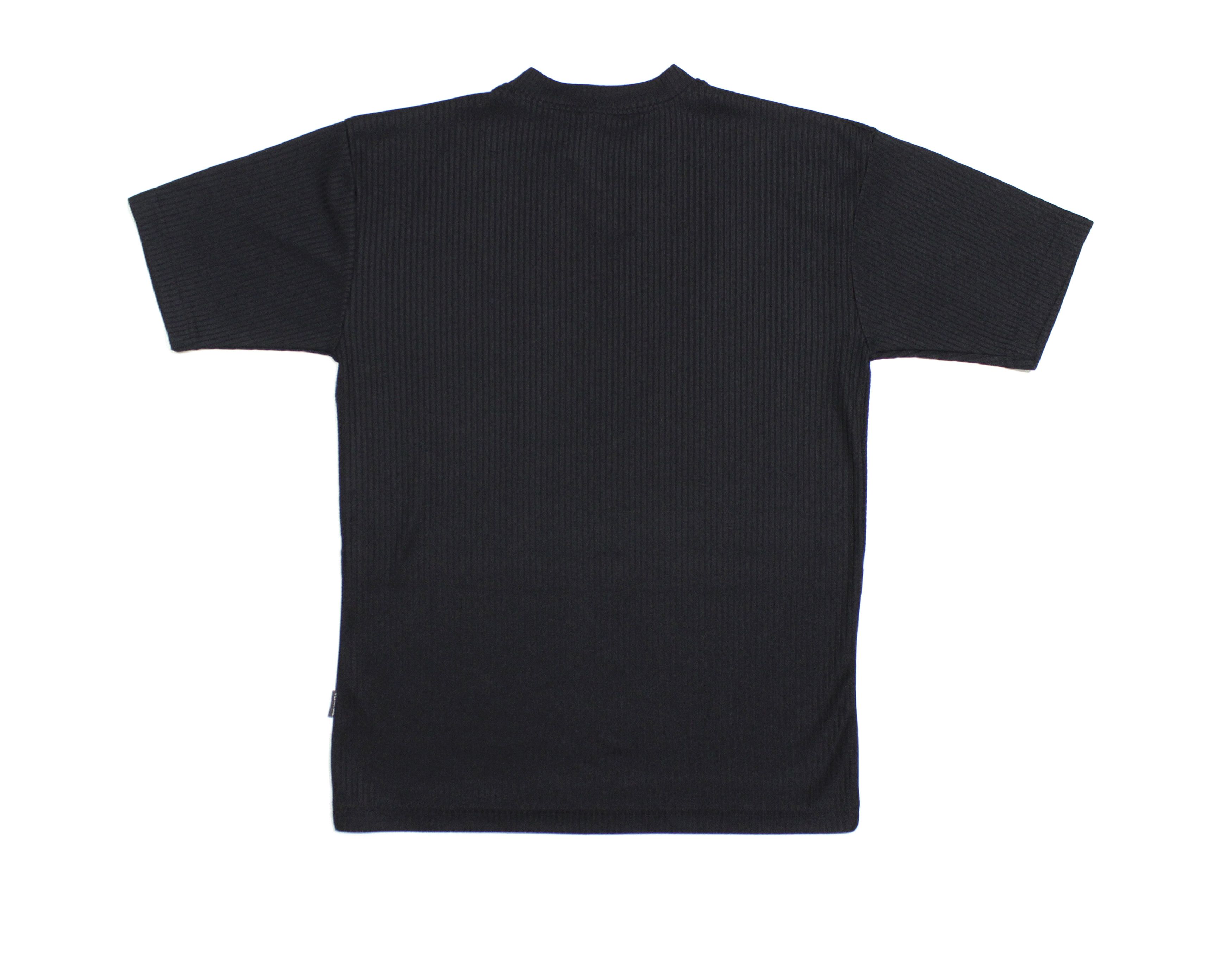 Versace 90S Medusa Big Logo Ribbed Polyester T-Shirt Vintage Size US M / EU 48-50 / 2 - 2 Thumbnail