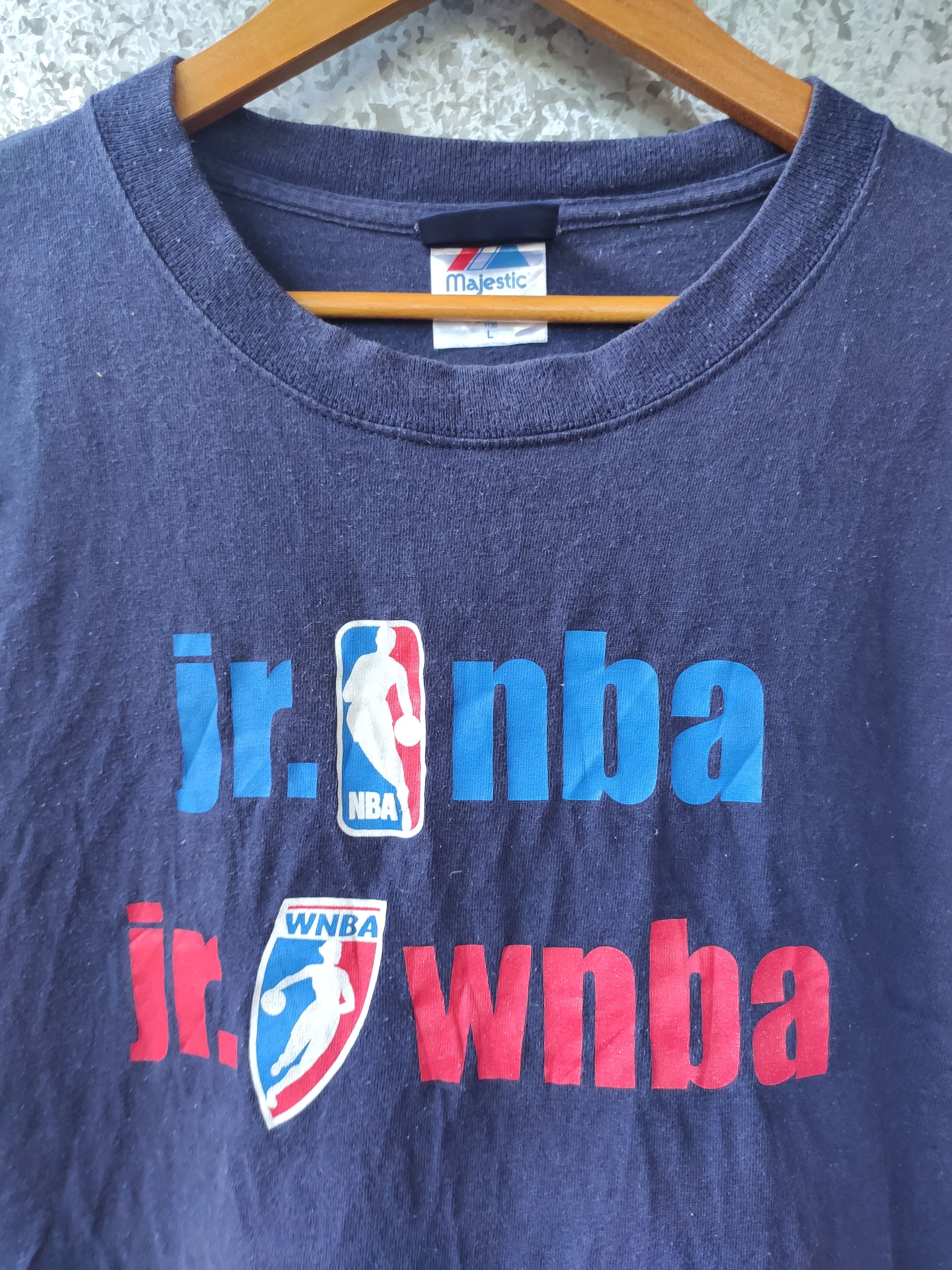 NBA 🔥 Vintage 90s Vintage NBA Jr. and WNBA Jr. t shirt Size US L / EU 52-54 / 3 - 2 Thumbnail
