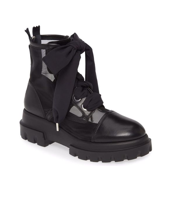 Nordstrom AGL DESIGNER MESH COMBAT BOOTS Grailed