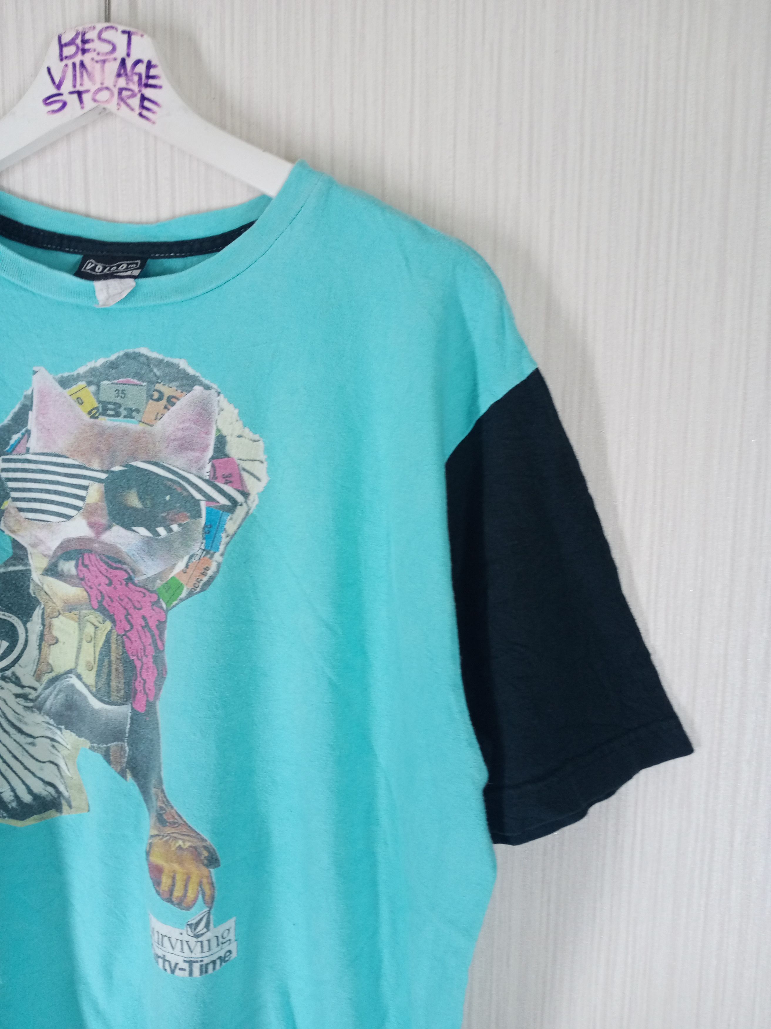 Volcom Vintage Volcom Surviving Party Time T Shirt Size US L / EU 52-54 / 3 - 6 Thumbnail