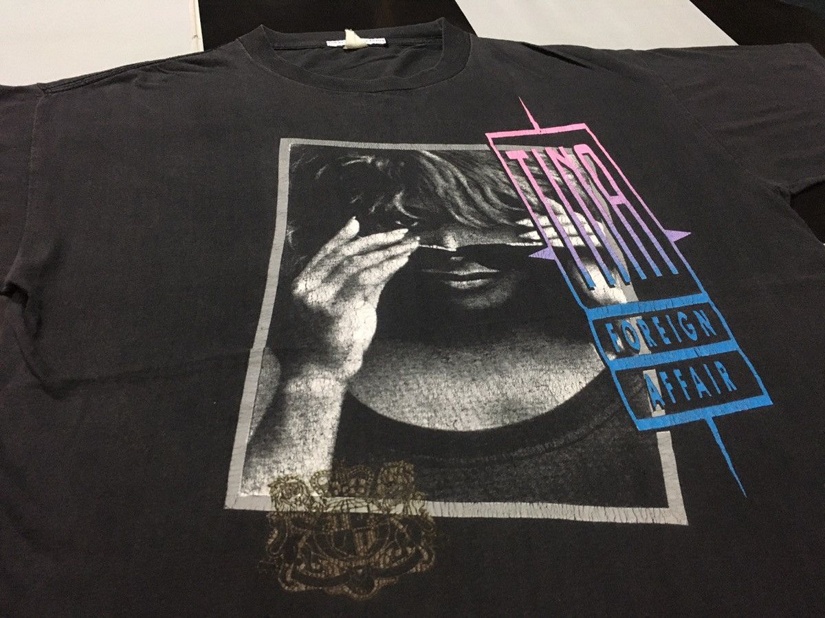 Vintage Tina Turner Foreign Affair Tour 1990 T-shirt Men's