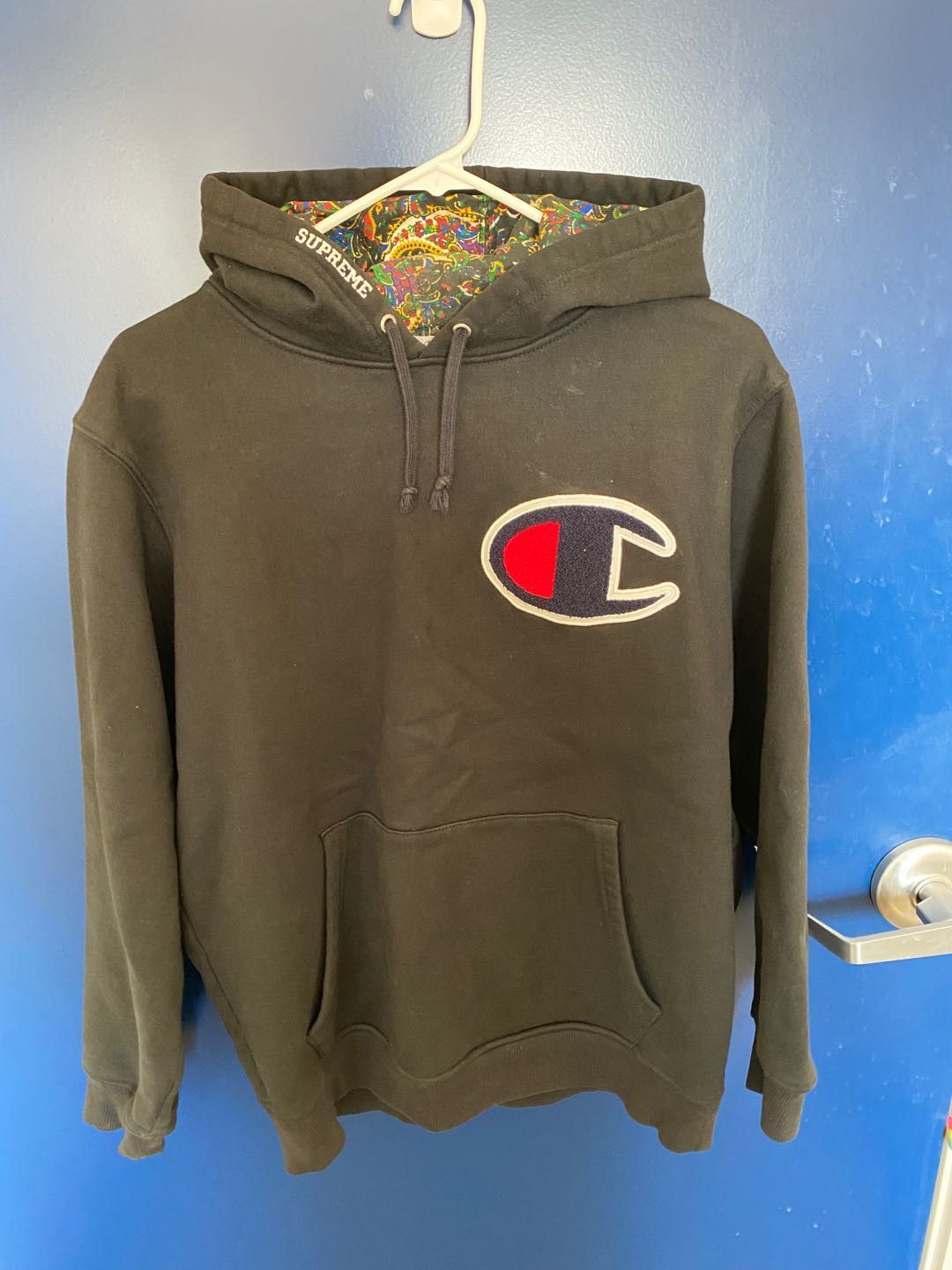 Supreme Supreme Champion Paisley Hoodie Grailed