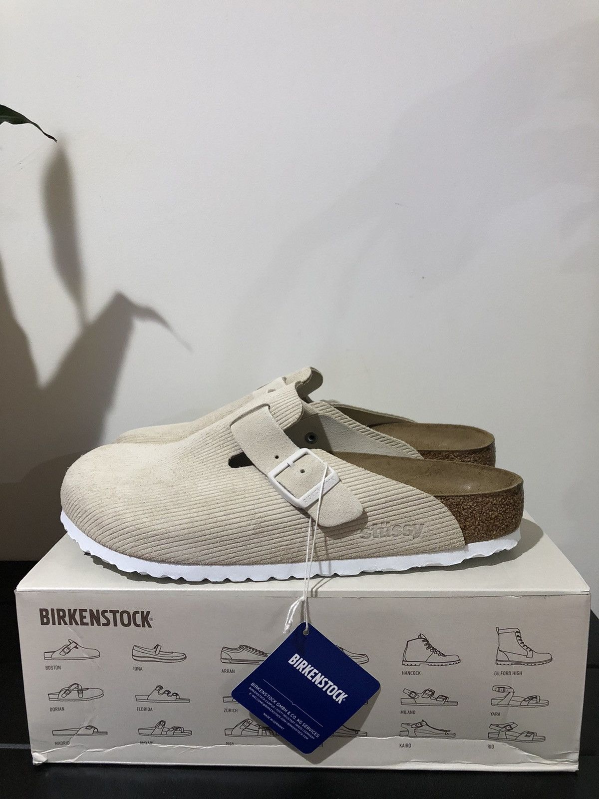 Stussy Stussy x Birkenstock Boston Clog (Bone) | Grailed