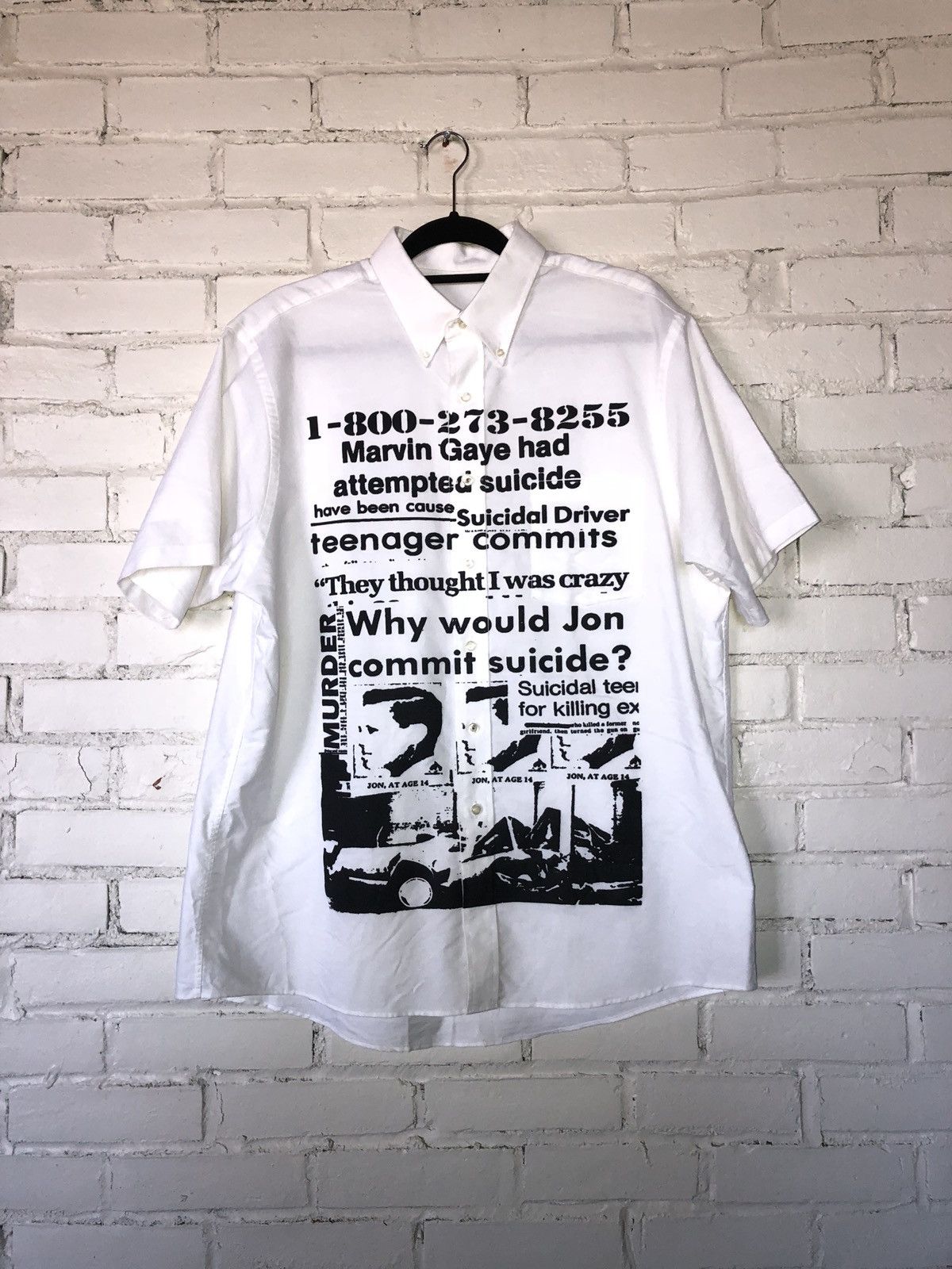 *GRAIL*Suicide Shirt ( SEEN ON WIZ IAN & ASAP ROCKY )