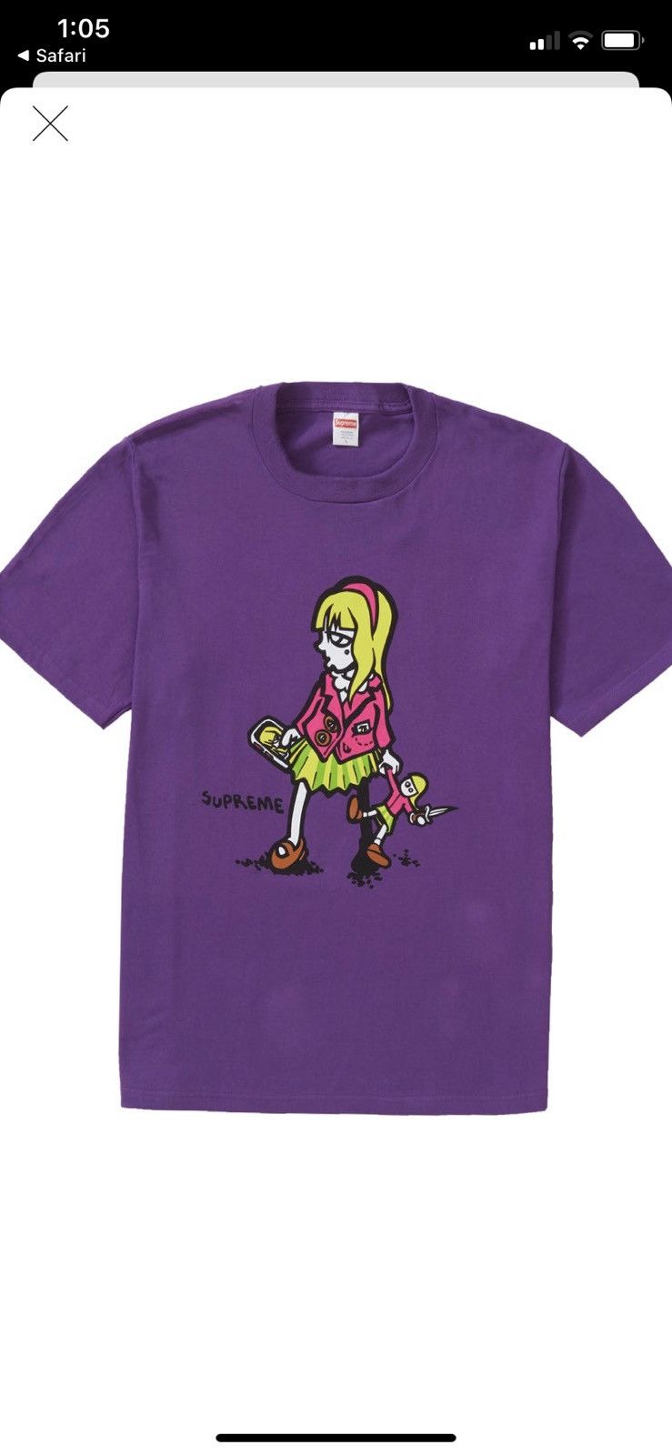 Supreme Suzie Switchblade Tee Size US L / EU 52-54 / 3 - 2 Thumbnail