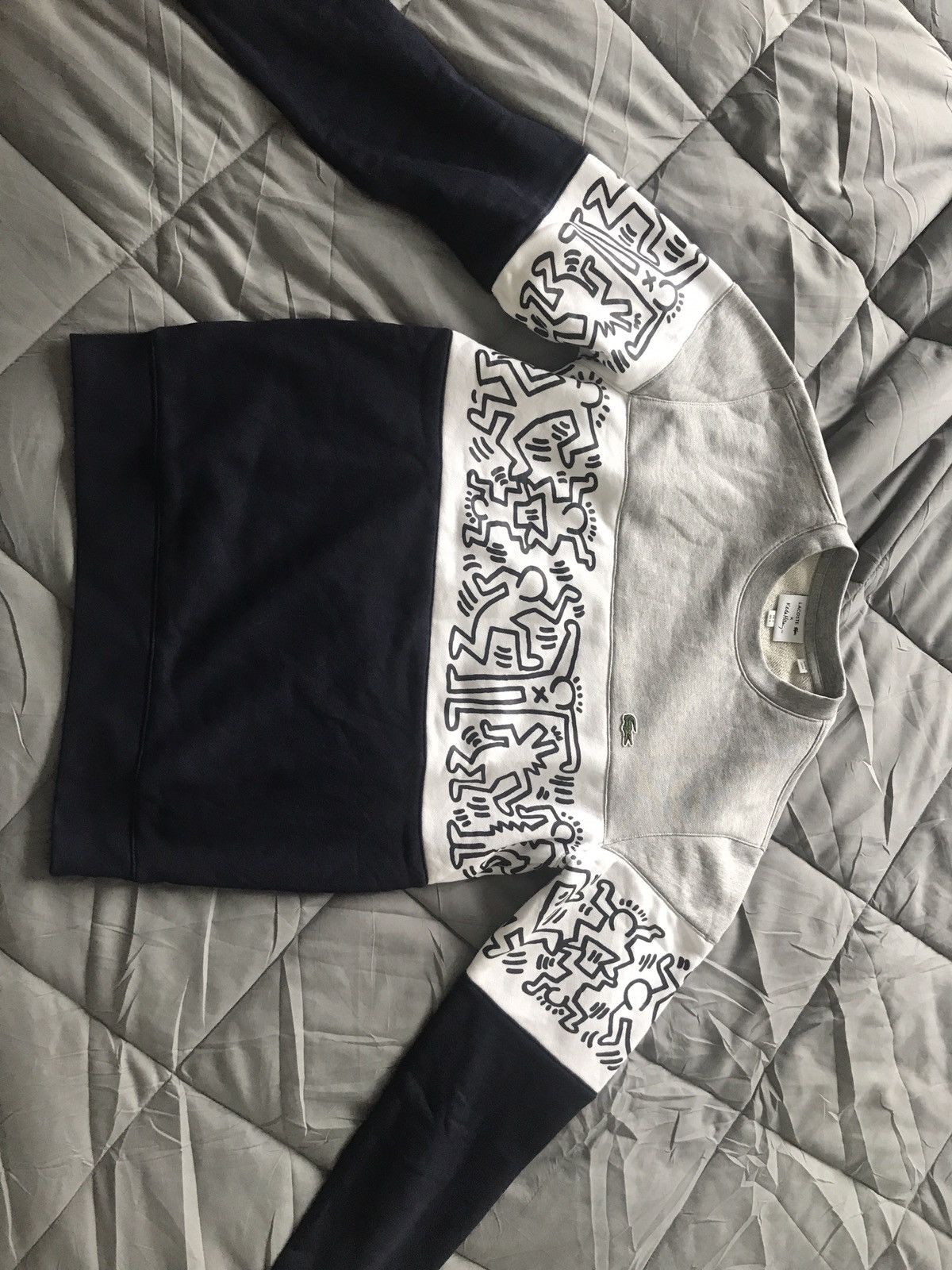 Keith Haring Lacoste Sweatshirt Grailed