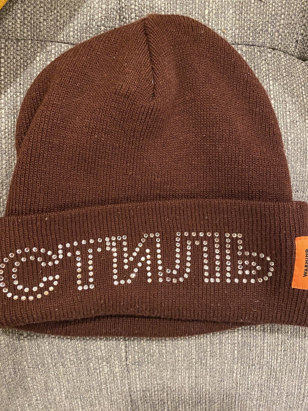 Carhartt × Heron Preston Heron Preston Carhartt Swarovski Beanie | Grailed