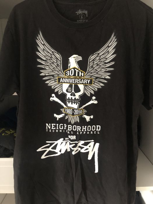 Stussy Stussy x Neighborhood 30th Anniversary Tee sz Large | Grailed