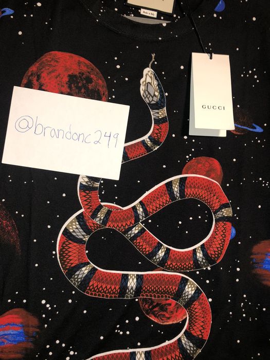 gucci space snake t shirt