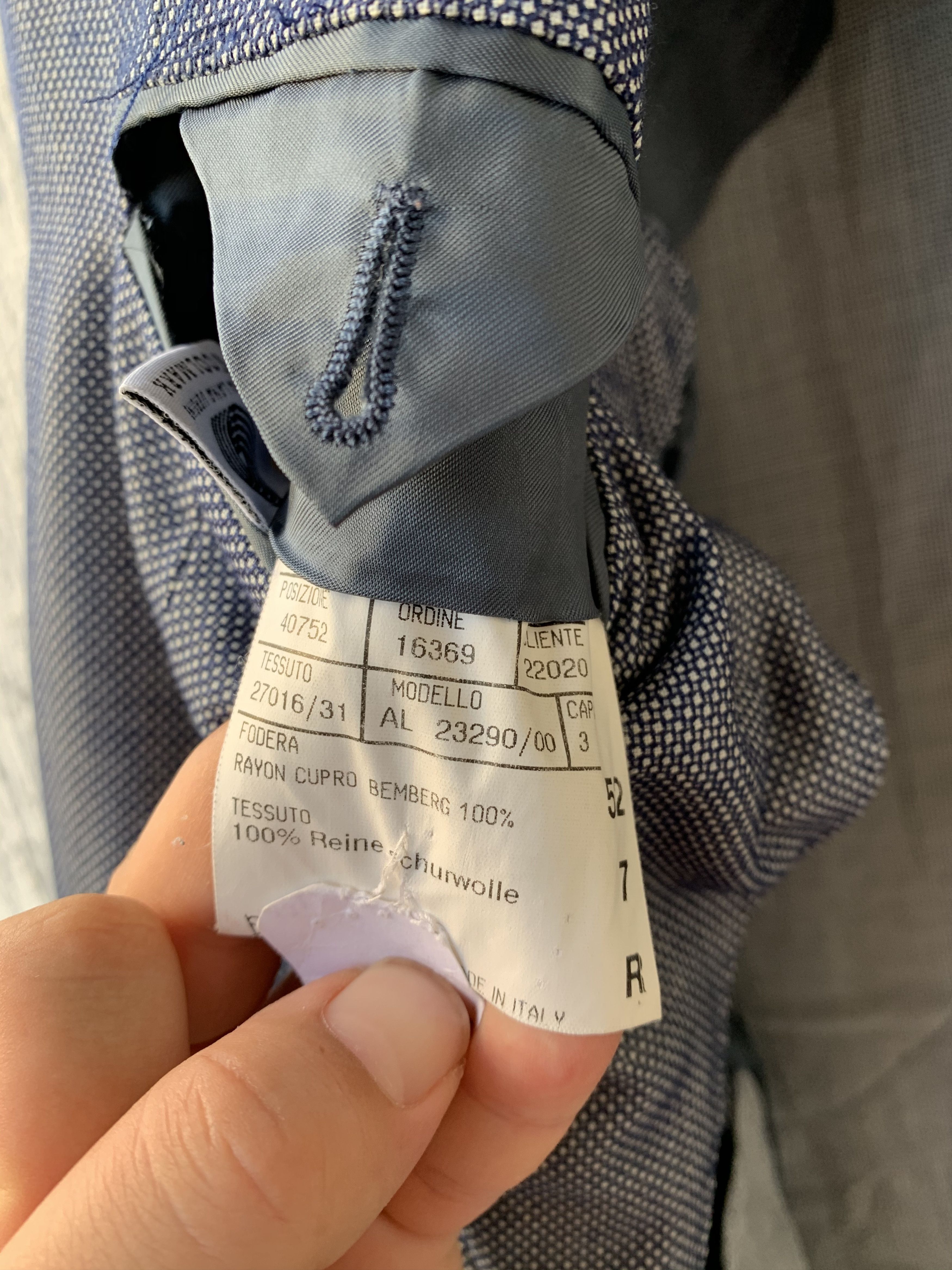 Canali Slim-Fit Unstructured Wool Blazer Size US L / EU 52-54 / 3 - 6 Thumbnail