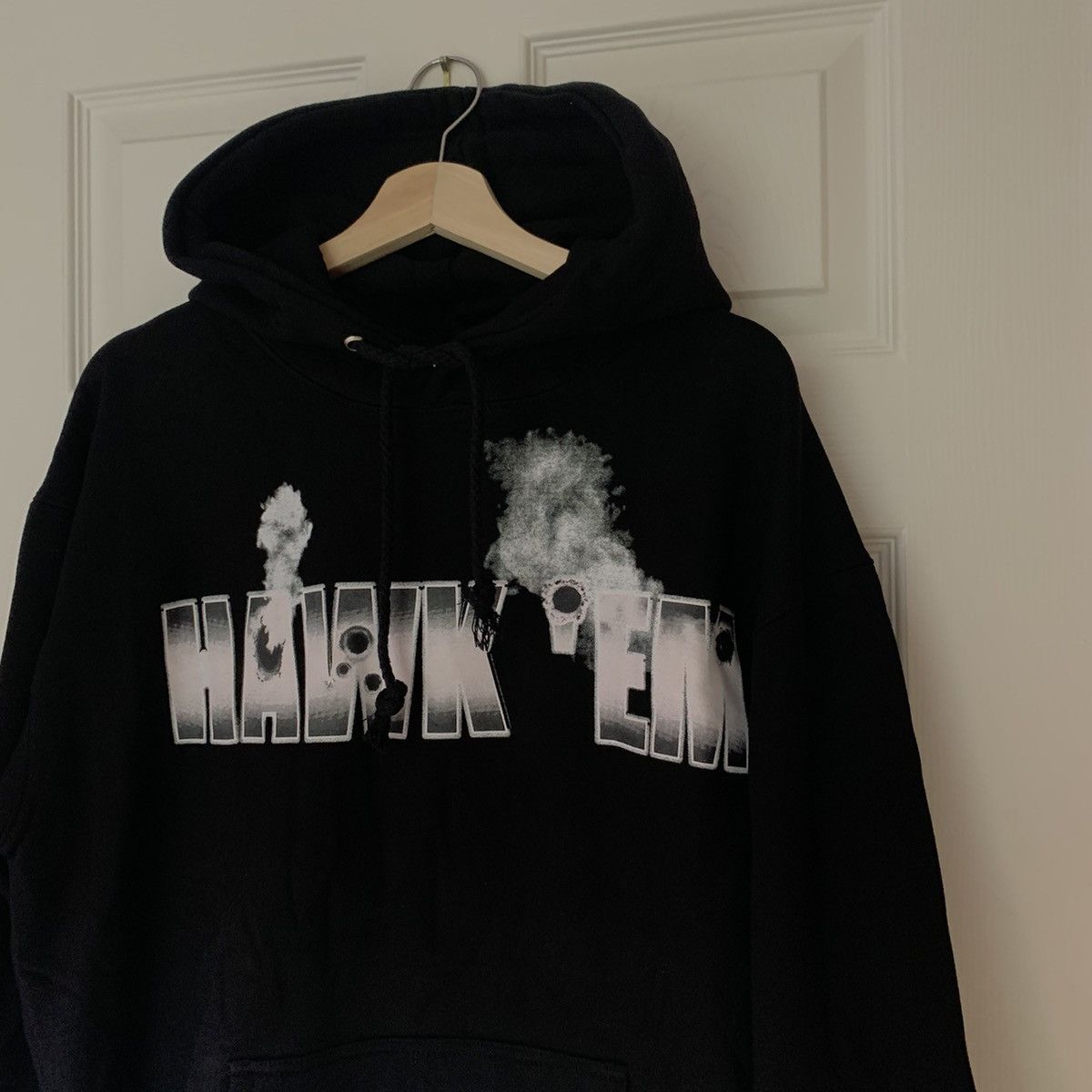 Vlone Pop Smoke x Vlone Hawk Em hoodie In Hand Grailed