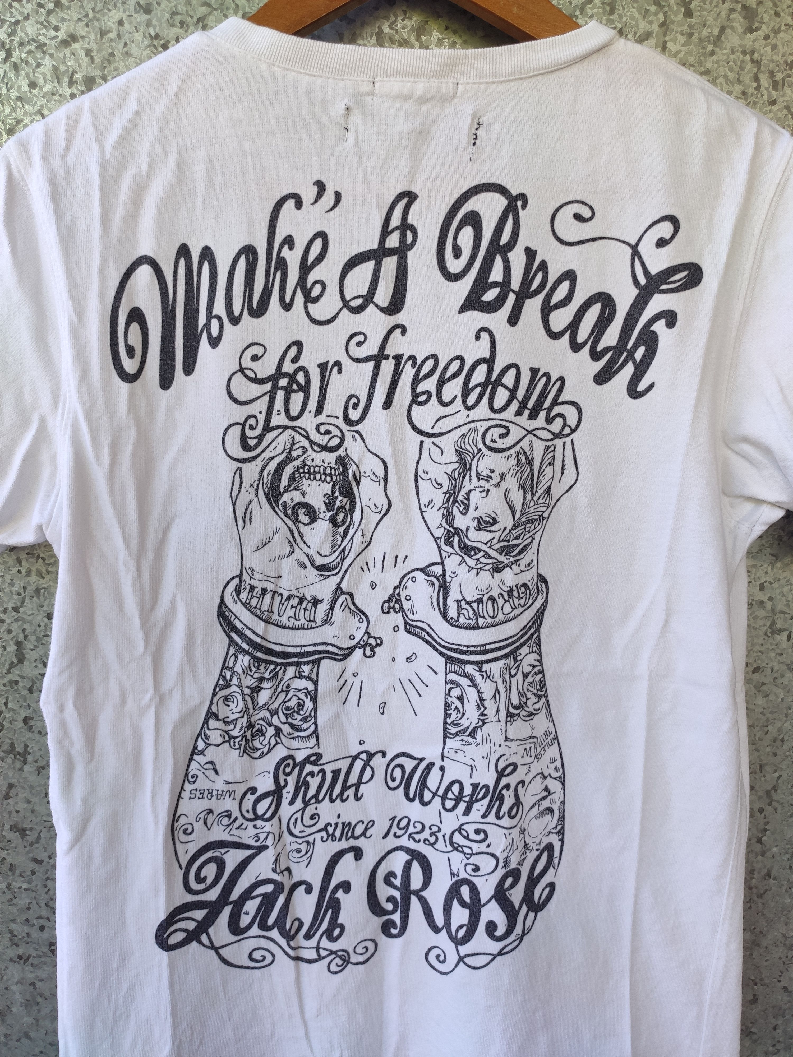If Six Was Nine Jackrose t shirt V neck Skull Work Size US S / EU 44-46 / 1 - 2 Thumbnail