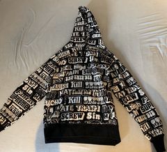 Supreme Hysteric Glamour Text Hoodie - Black – Grails SF