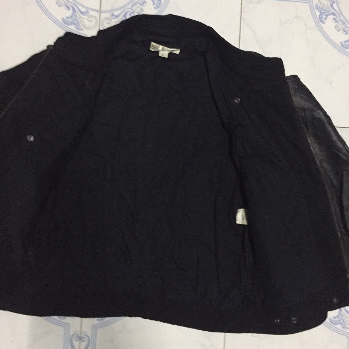 Japanese Brand Black Pia Imperial Raika Zipper Button Jacket Pocket Sleeve Size US L / EU 52-54 / 3 - 13 Thumbnail