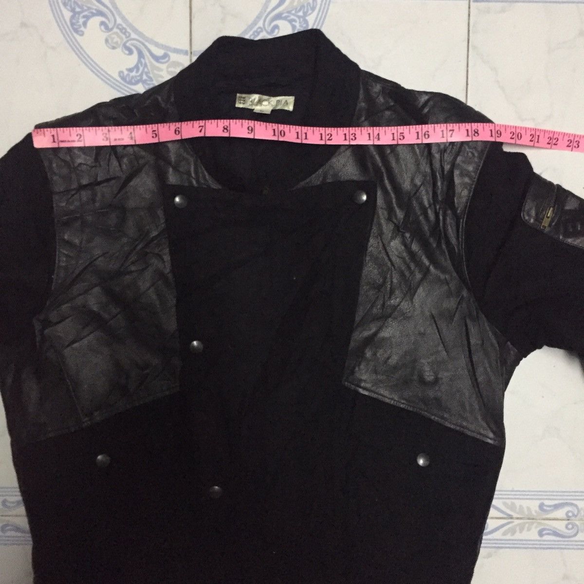 Japanese Brand Black Pia Imperial Raika Zipper Button Jacket Pocket Sleeve Size US L / EU 52-54 / 3 - 22 Thumbnail