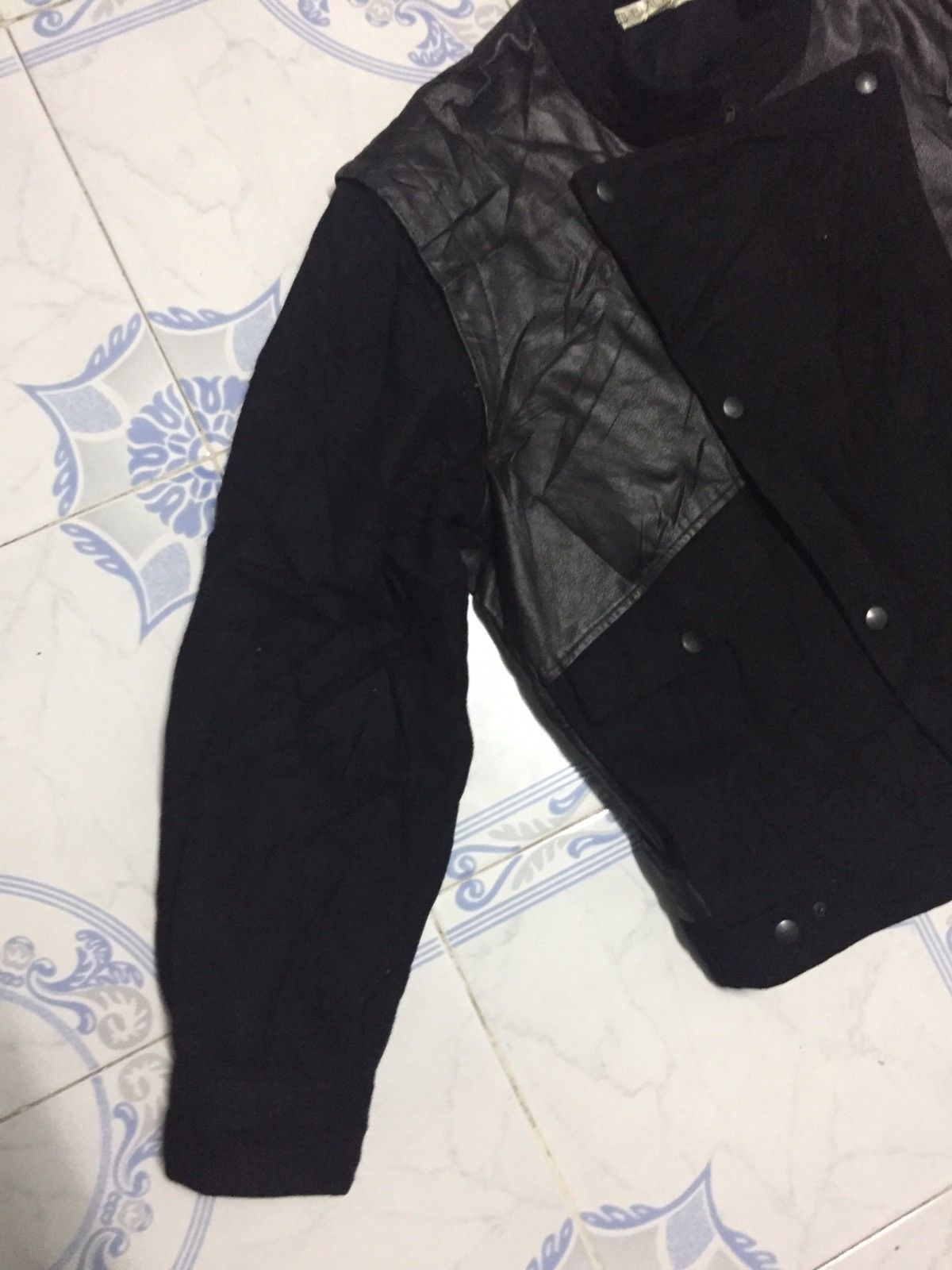Japanese Brand Black Pia Imperial Raika Zipper Button Jacket Pocket Sleeve Size US L / EU 52-54 / 3 - 4 Thumbnail