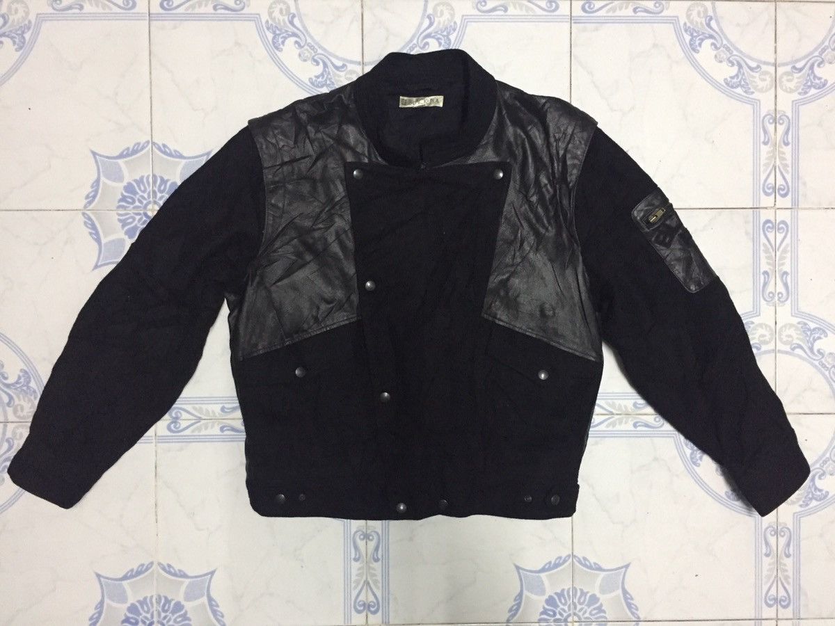 Japanese Brand Black Pia Imperial Raika Zipper Button Jacket Pocket Sleeve Size US L / EU 52-54 / 3 - 1 Thumbnail