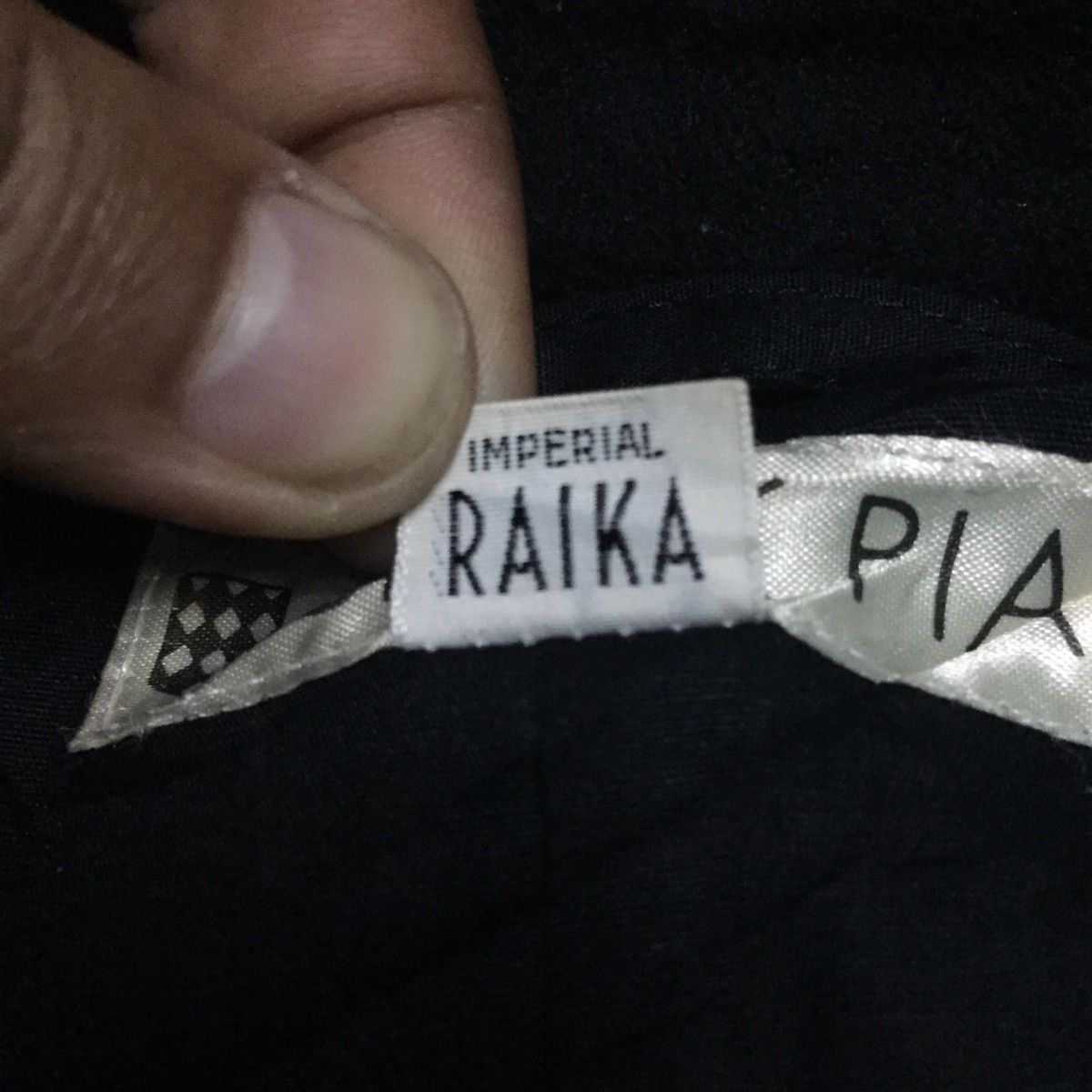 Japanese Brand Black Pia Imperial Raika Zipper Button Jacket Pocket Sleeve Size US L / EU 52-54 / 3 - 17 Thumbnail