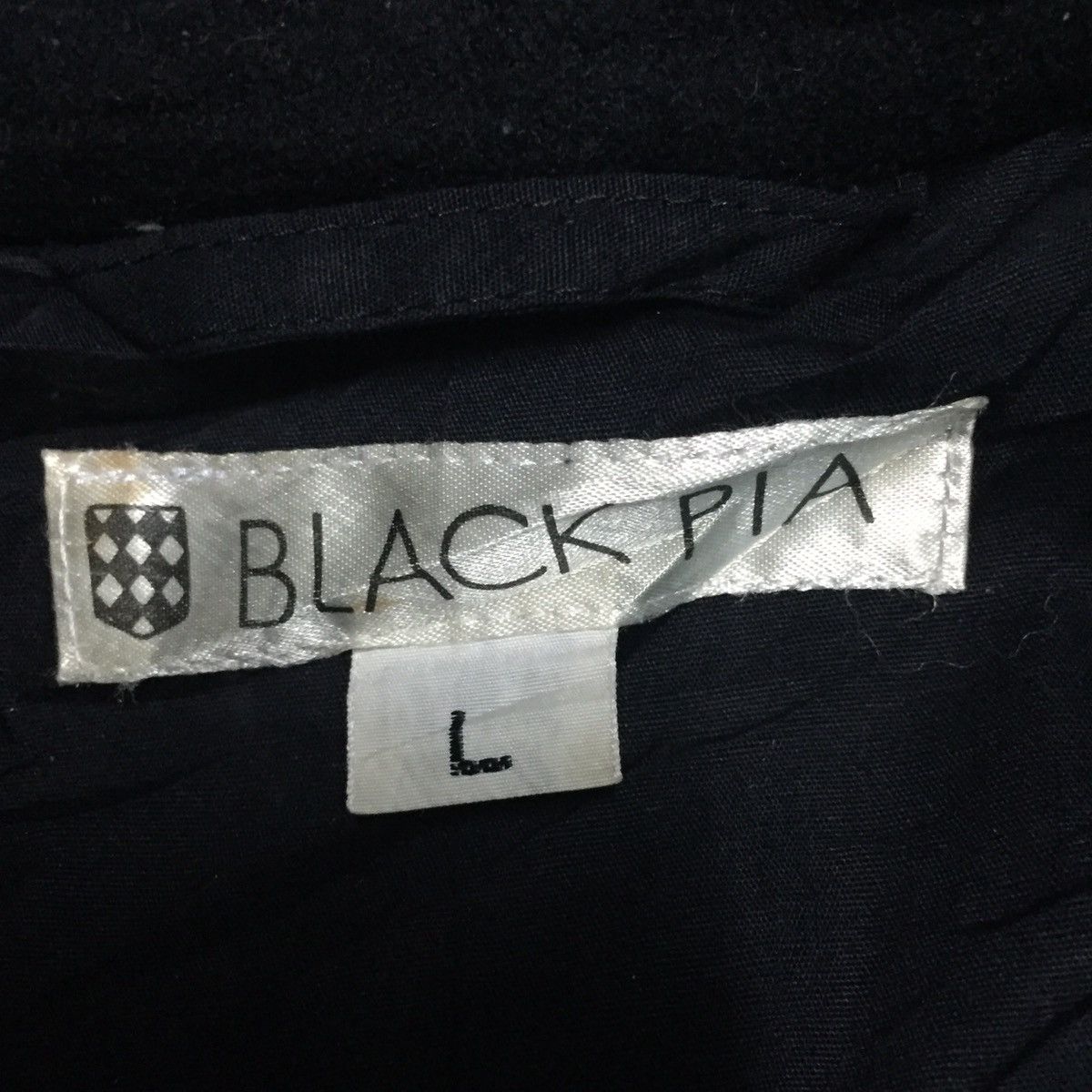 Japanese Brand Black Pia Imperial Raika Zipper Button Jacket Pocket Sleeve Size US L / EU 52-54 / 3 - 16 Thumbnail
