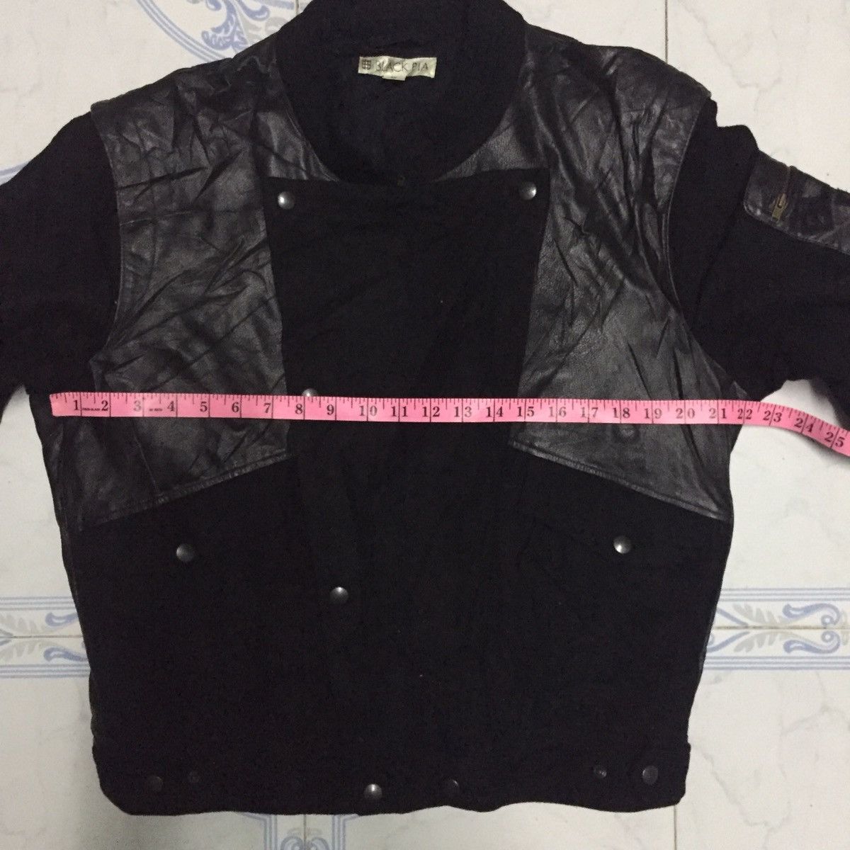 Japanese Brand Black Pia Imperial Raika Zipper Button Jacket Pocket Sleeve Size US L / EU 52-54 / 3 - 20 Thumbnail