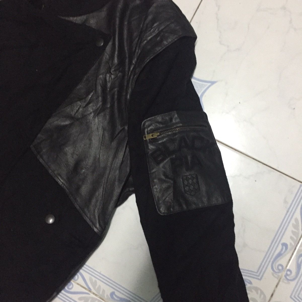 Japanese Brand Black Pia Imperial Raika Zipper Button Jacket Pocket Sleeve Size US L / EU 52-54 / 3 - 9 Thumbnail