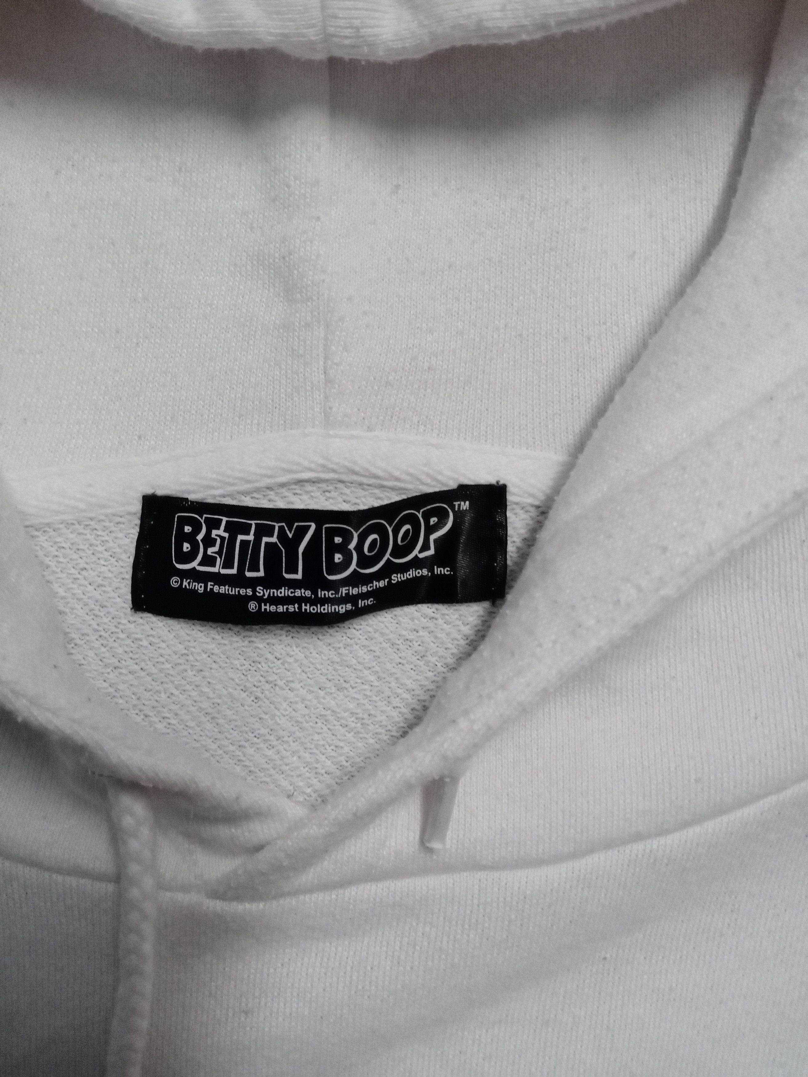 Cartoon Network × Vintage Vintage Betty Boop Big Logo Hoodie Sweatshirt Size US L / EU 52-54 / 3 - 4 Thumbnail