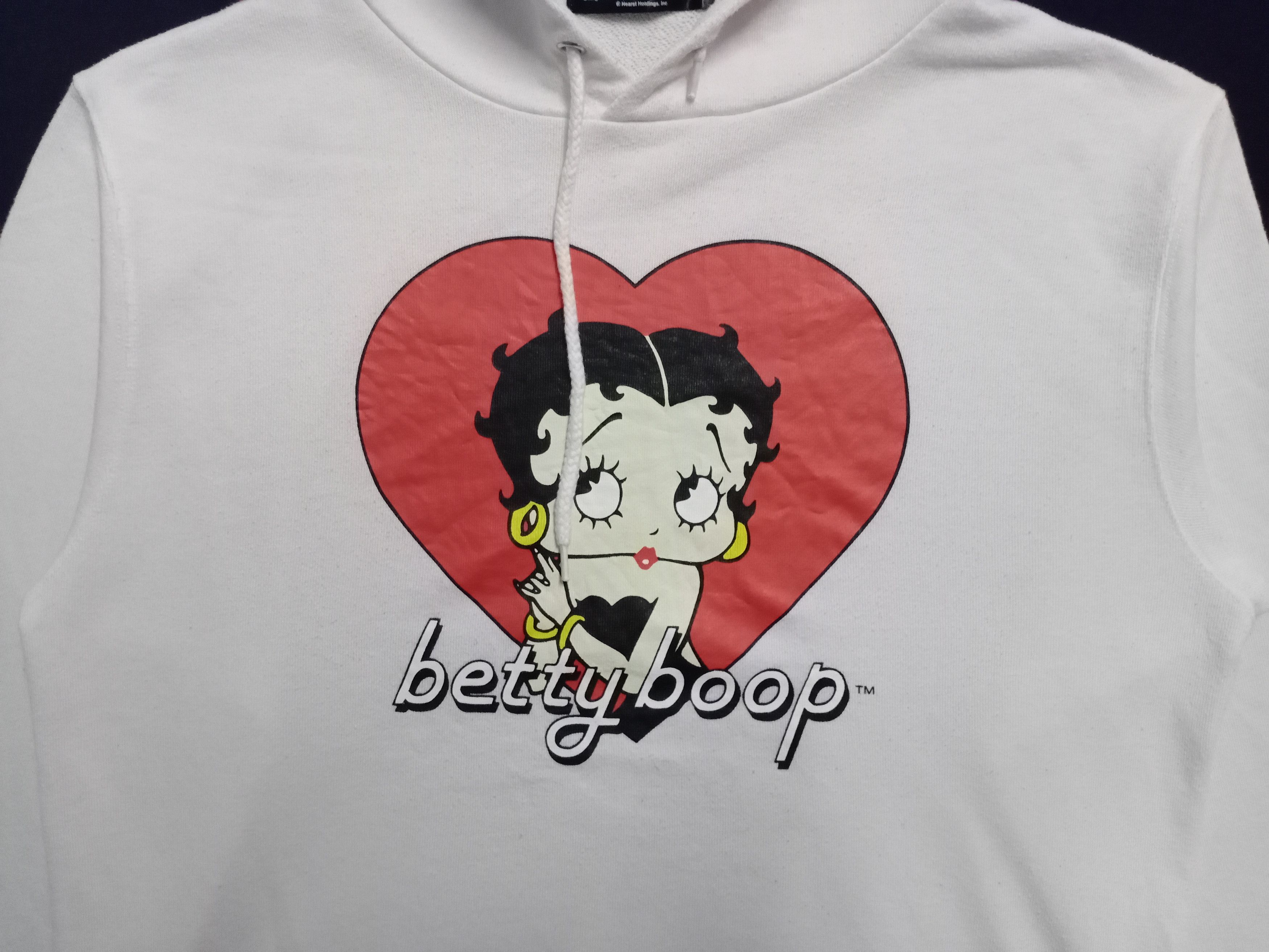 Cartoon Network × Vintage Vintage Betty Boop Big Logo Hoodie Sweatshirt Size US L / EU 52-54 / 3 - 5 Thumbnail