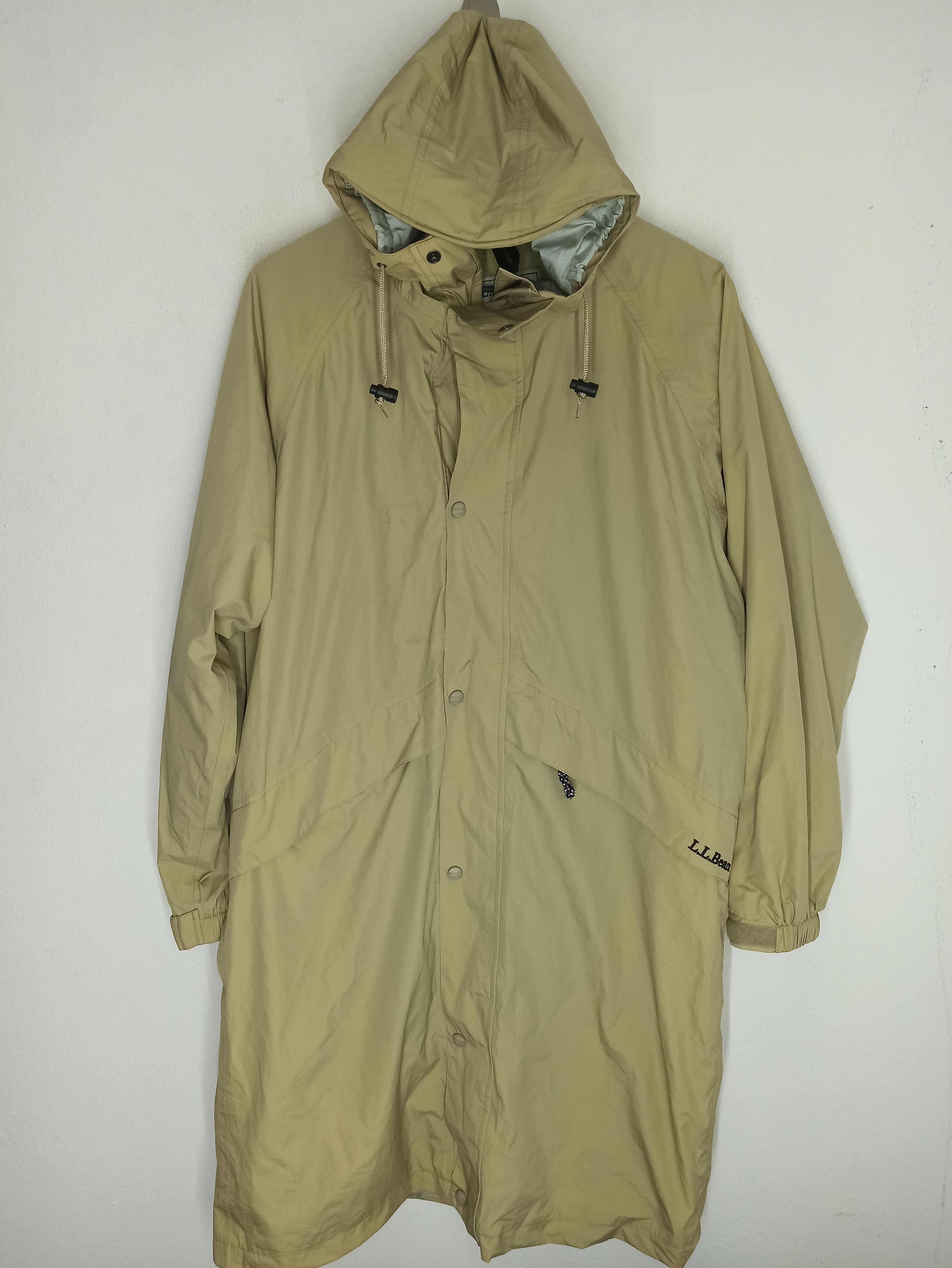 L.L.Bean StowAway Goretex Parka Jacket With Hoodie