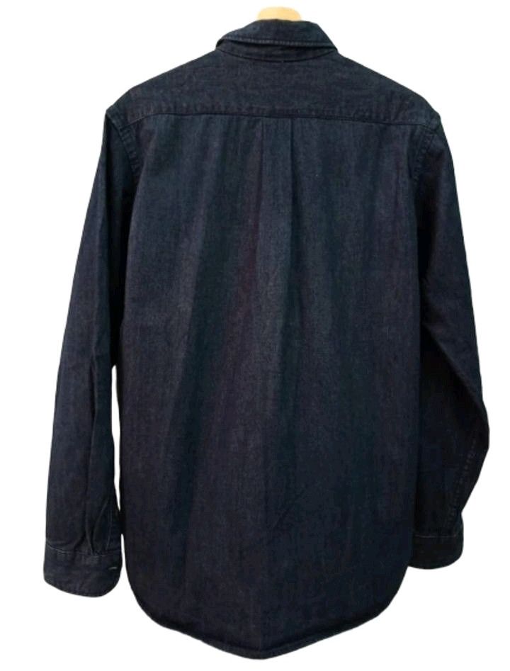 Denime × Japanese Brand × URBAN RESEARCH DOORS Denime Long Sleeve Shirt Urban Reseaech Doors Dark Blue Size US M / EU 48-50 / 2 - 2 Thumbnail