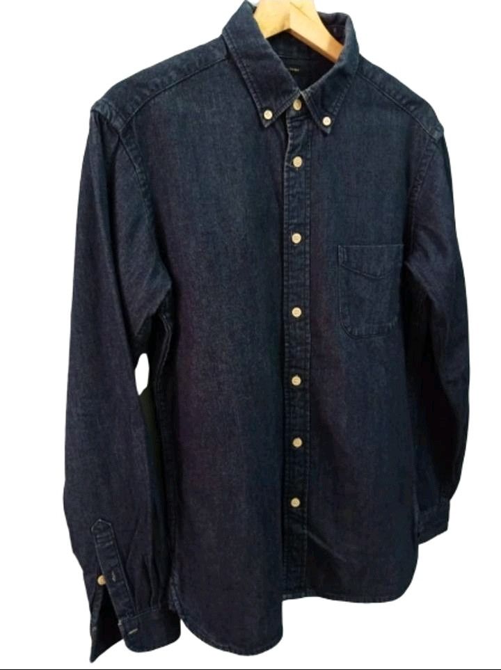 Denime × Japanese Brand × URBAN RESEARCH DOORS Denime Long Sleeve Shirt Urban Reseaech Doors Dark Blue Size US M / EU 48-50 / 2 - 4 Thumbnail