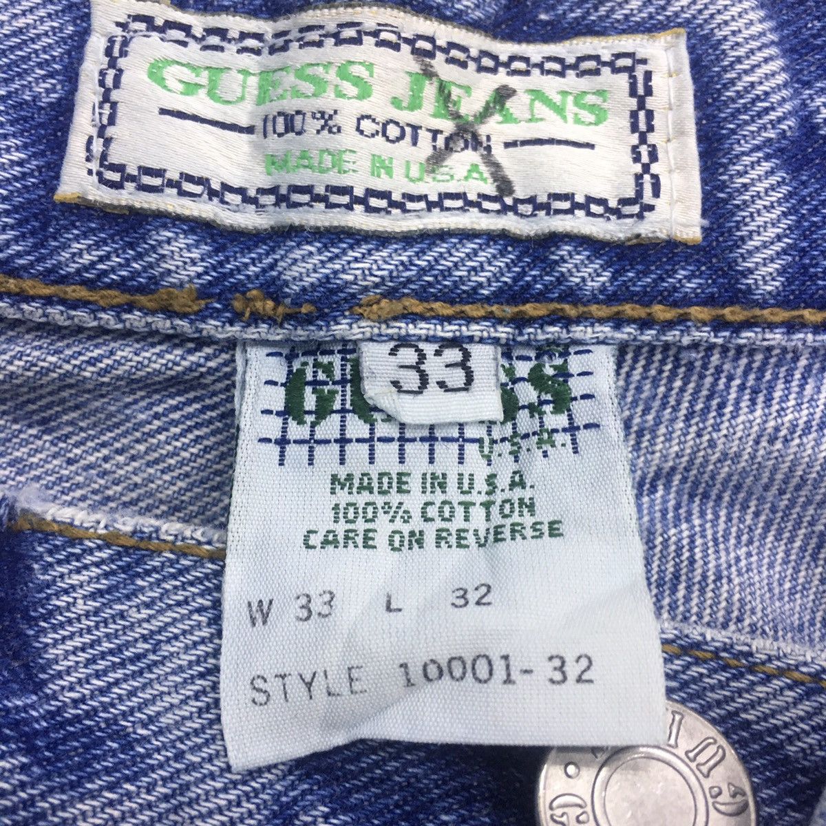 Guess × Vintage Vintage Guess Denim Pant Size US 32 / EU 48 - 6 Thumbnail