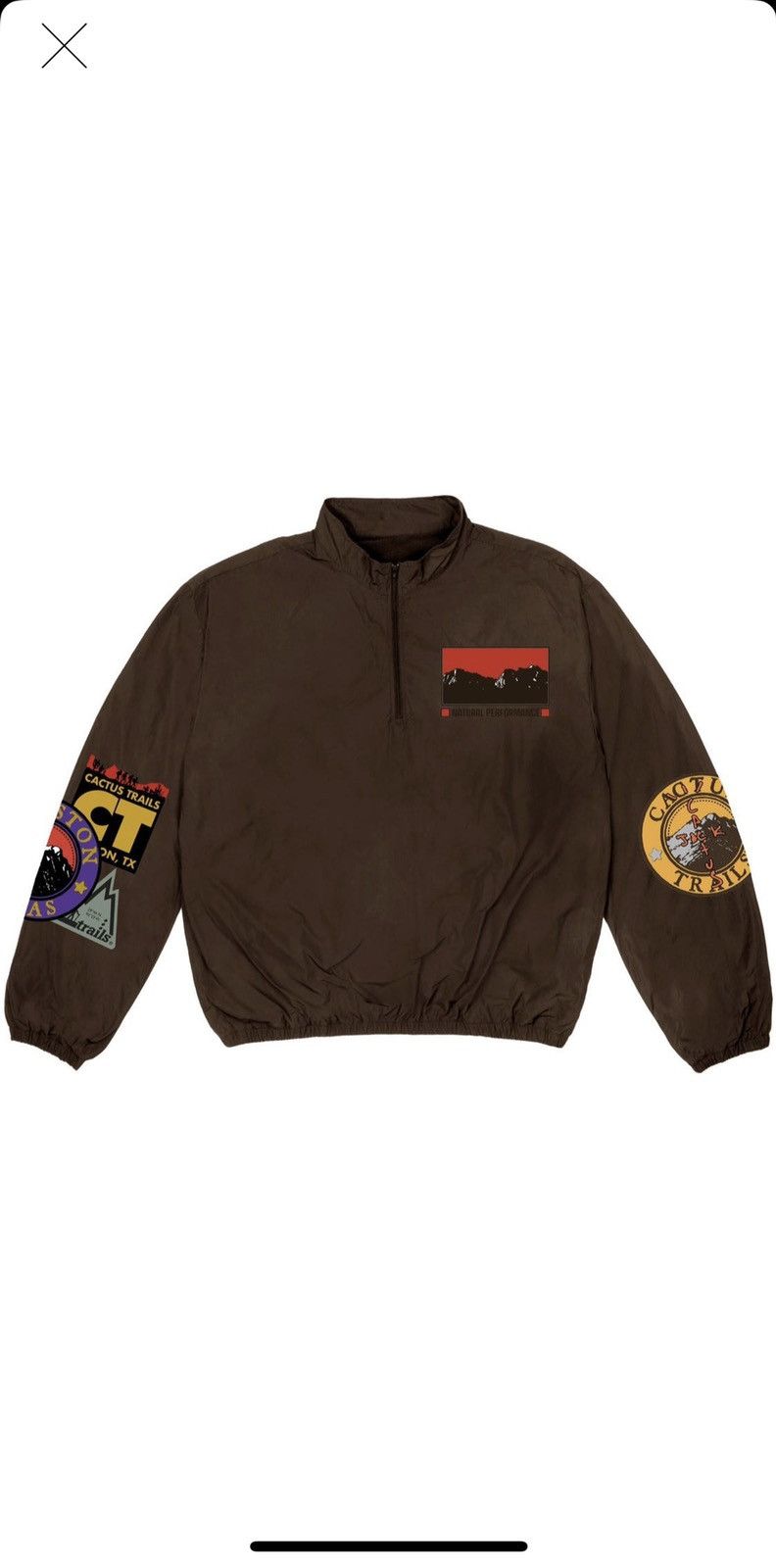 Travis Scott Travis Scott Cactus Jack Half-Zip Windbreaker size (L) Size US L / EU 52-54 / 3 - 3 Thumbnail