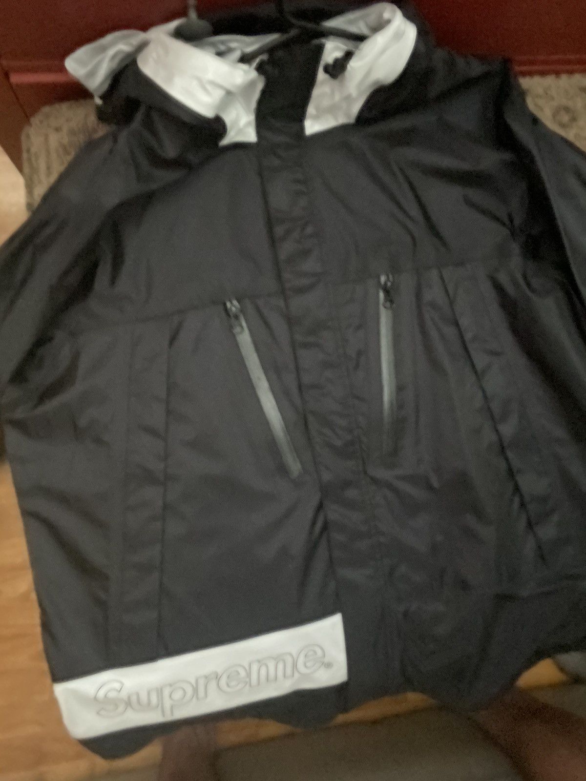 Supreme Supreme Reflective Piping Pullover | Grailed