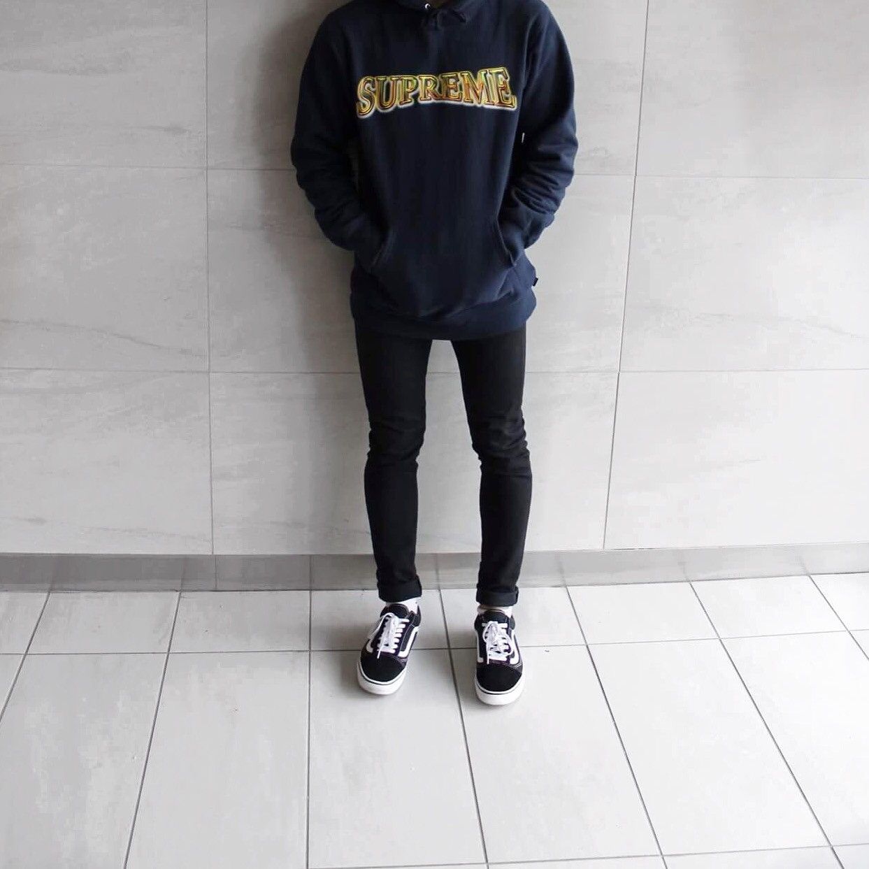 Supreme Supreme metallic arc hoodie Grailed