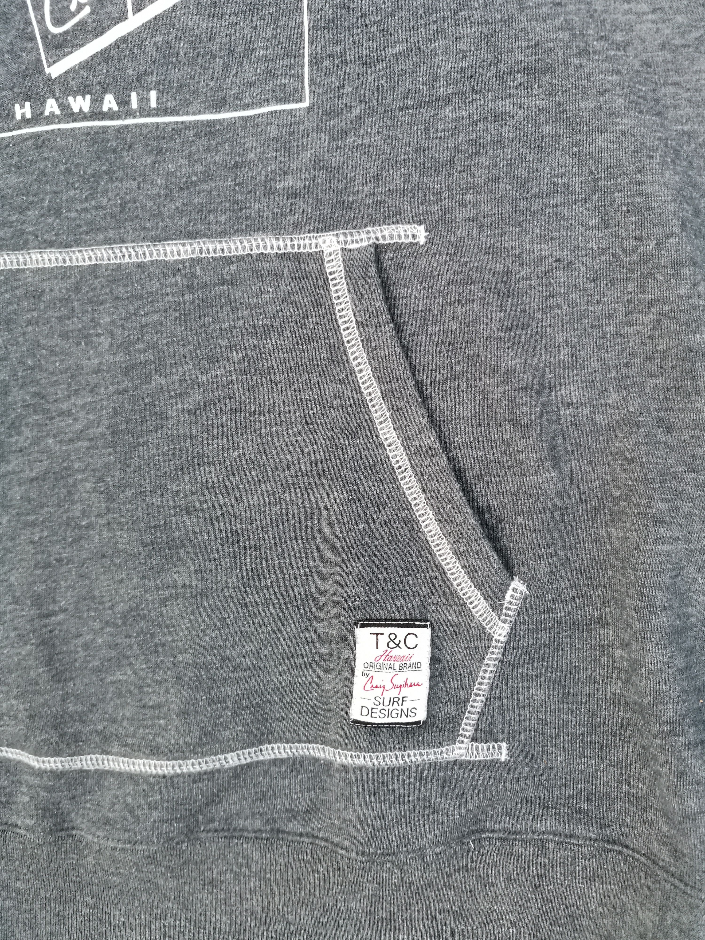 Japanese Brand T & C Surf Design Hawaii: Craig Sugihara Hoodie Sweatshirt Size US XL / EU 56 / 4 - 5 Thumbnail