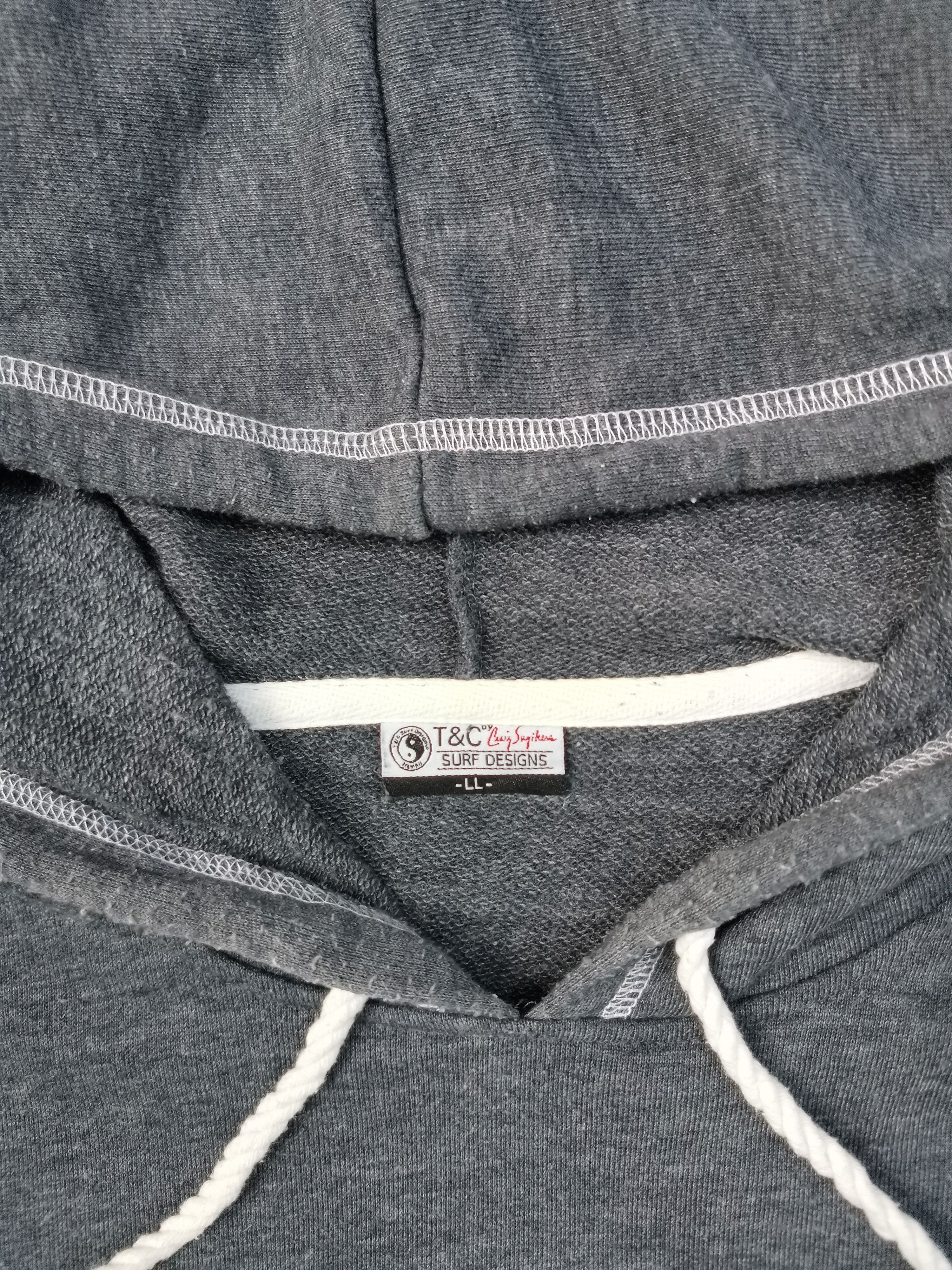 Japanese Brand T & C Surf Design Hawaii: Craig Sugihara Hoodie Sweatshirt Size US XL / EU 56 / 4 - 4 Thumbnail