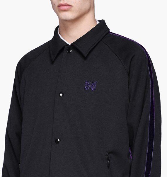 Needles Needles side line coach jacket black | Grailed