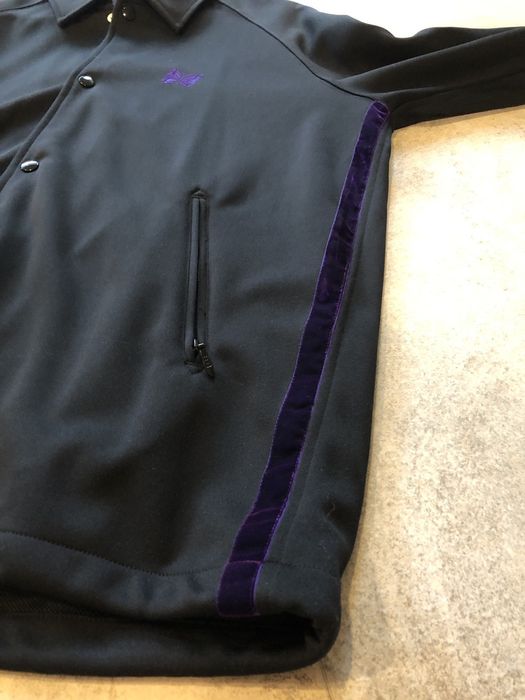 Needles Needles side line coach jacket black | Grailed