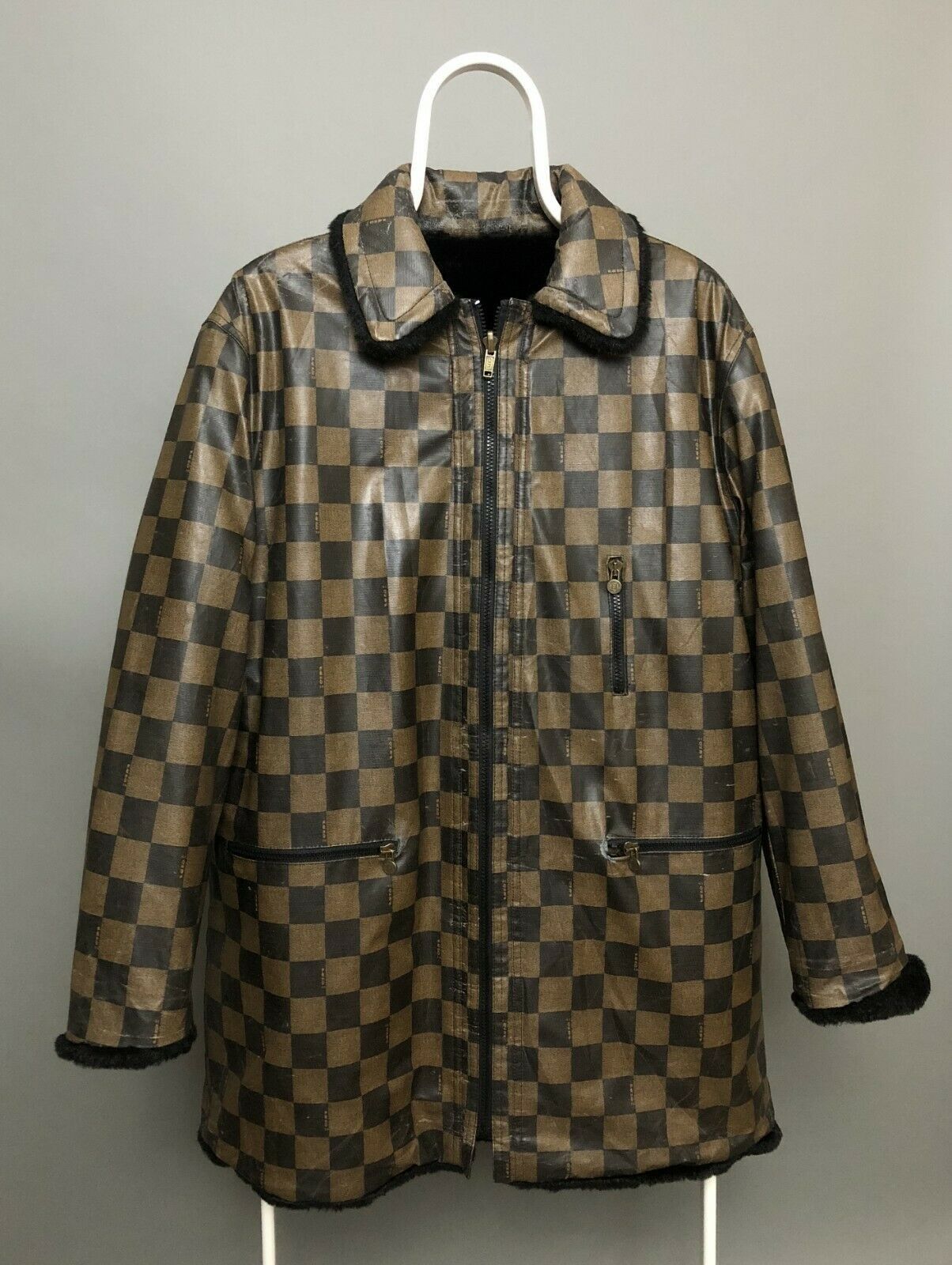 Vintage Fendi Roma Reversible Jacket Fur Coat 44 Fashion Week | Grailed