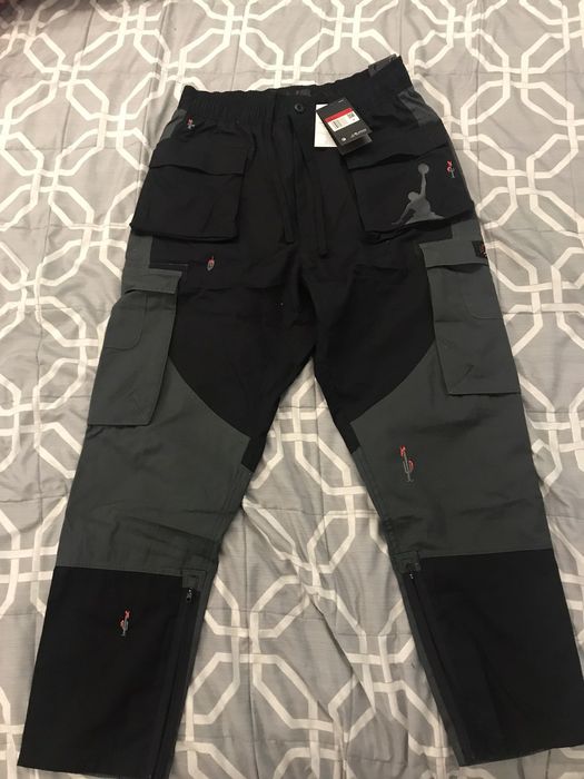 Nike Travis Scott x Jordan Cargo Pants Grey | Grailed