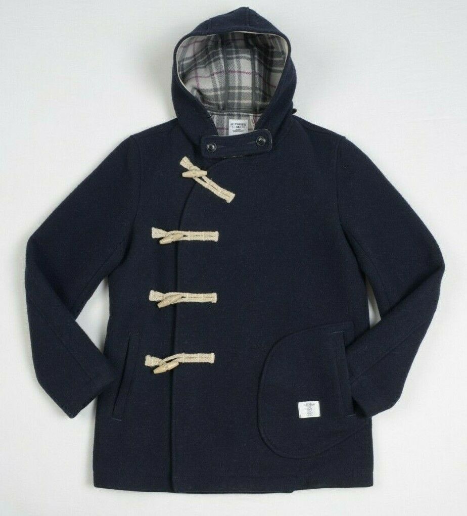 Japan Jacket Wool Hooded Duffle Coat Utility Pea Workwear
