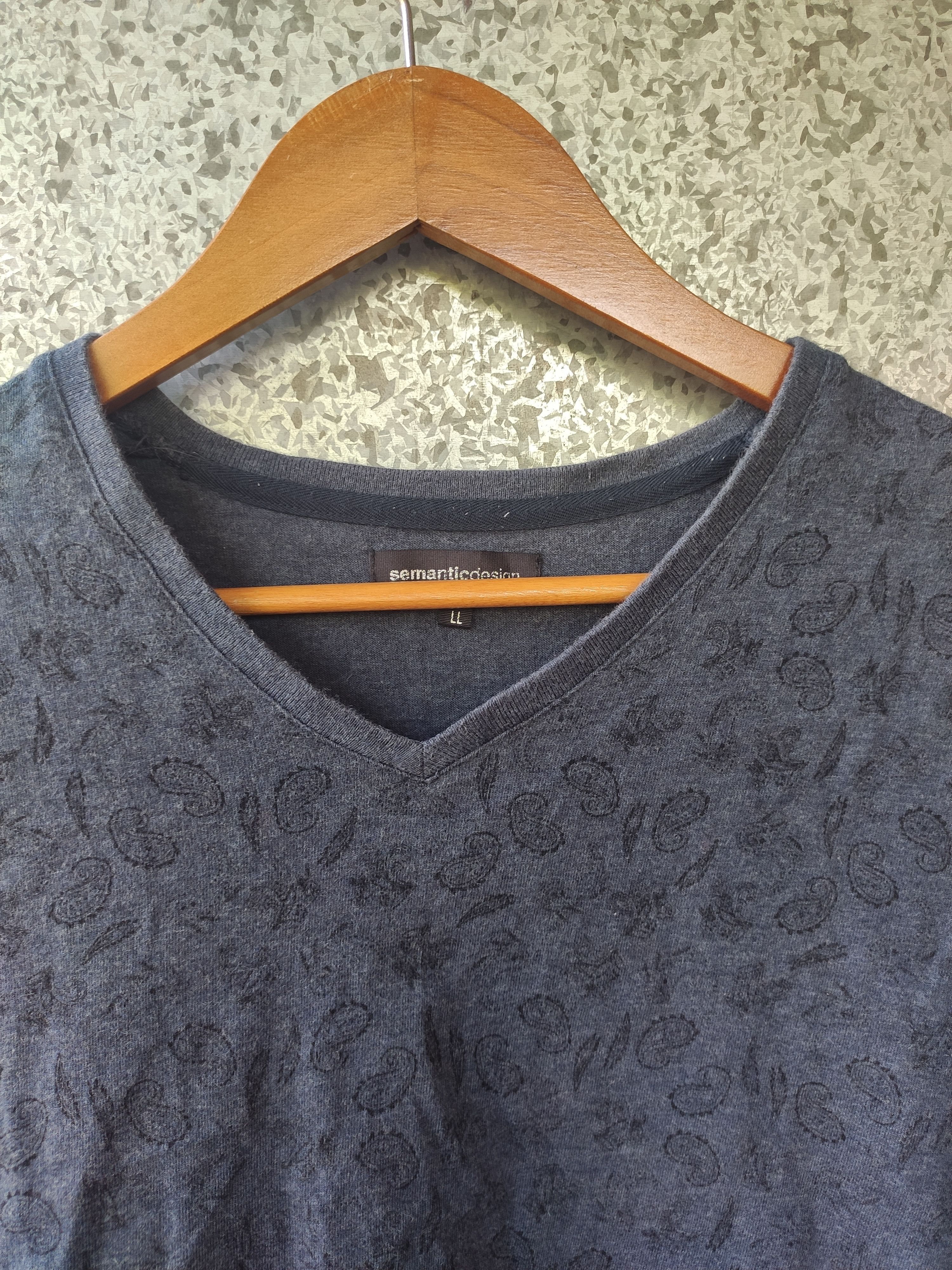 semanticdesign 🔥 Semantic Design long sleeve t shirt paisley design Size US M / EU 48-50 / 2 - 1 Thumbnail