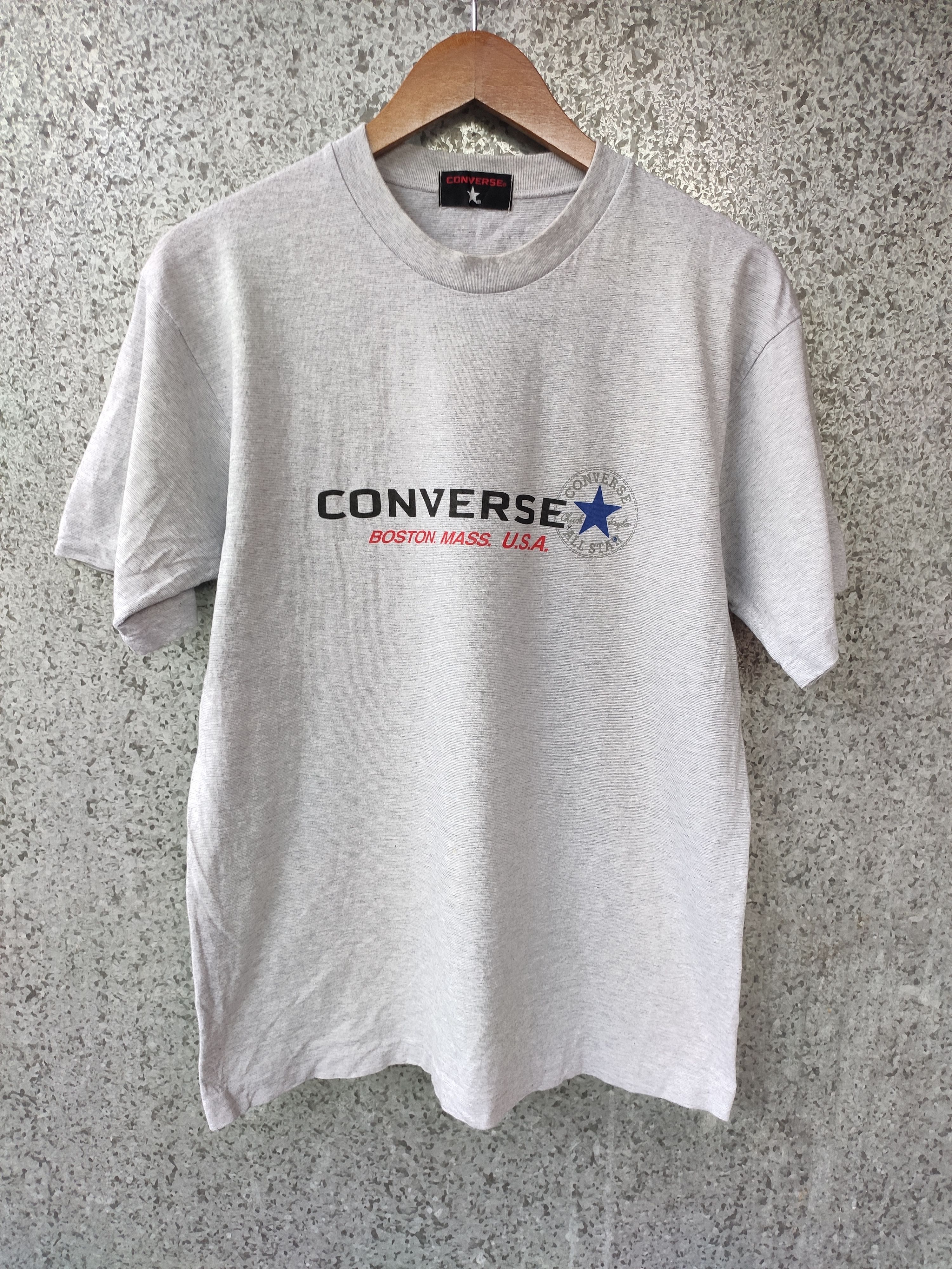 Converse Vintage Converse t shirt spell out Converse Boston Size US M / EU 48-50 / 2 - 1 Thumbnail