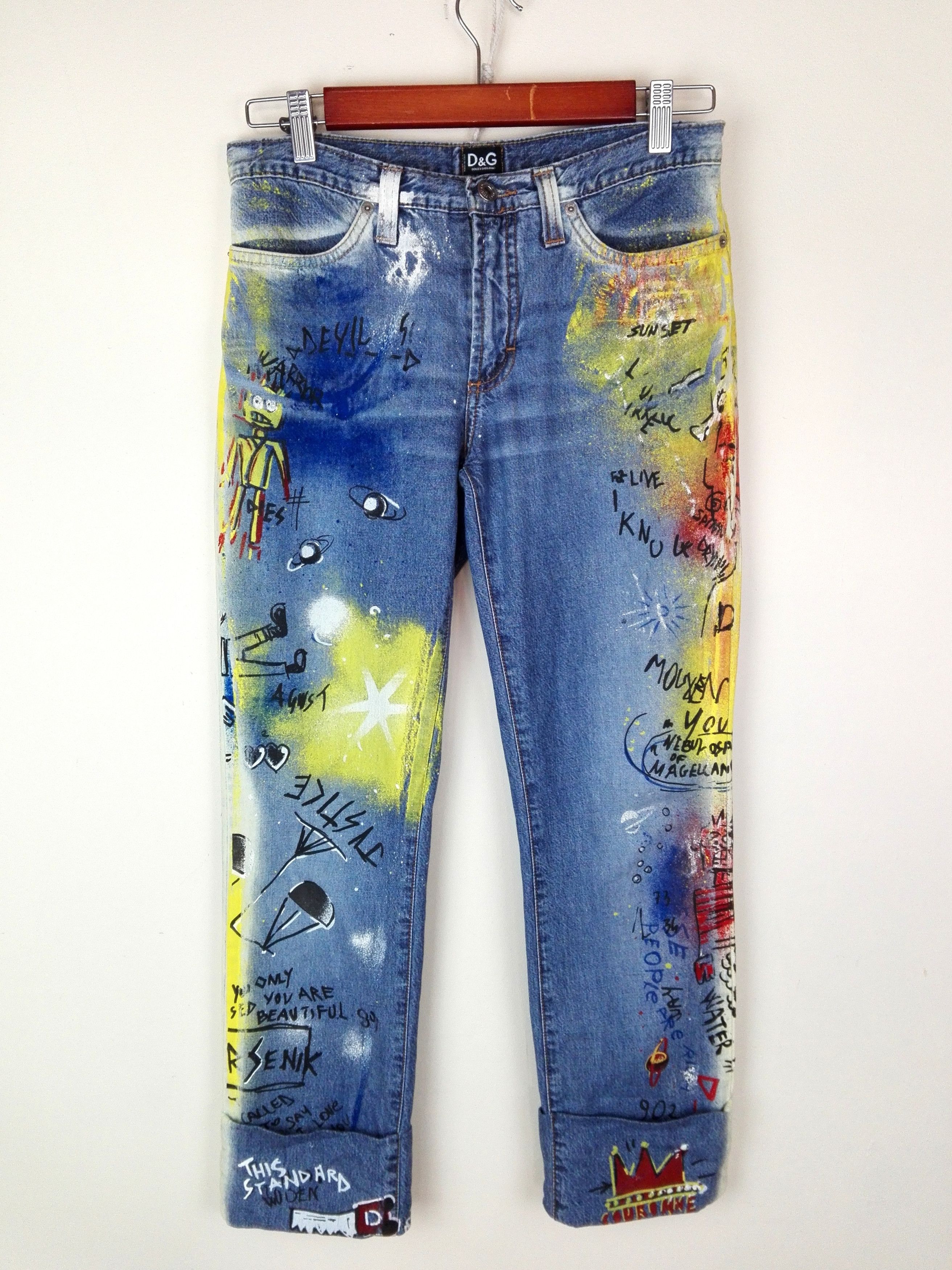 最高傑作DOLCE&GABBANA GRAFFITI JEANS 中田