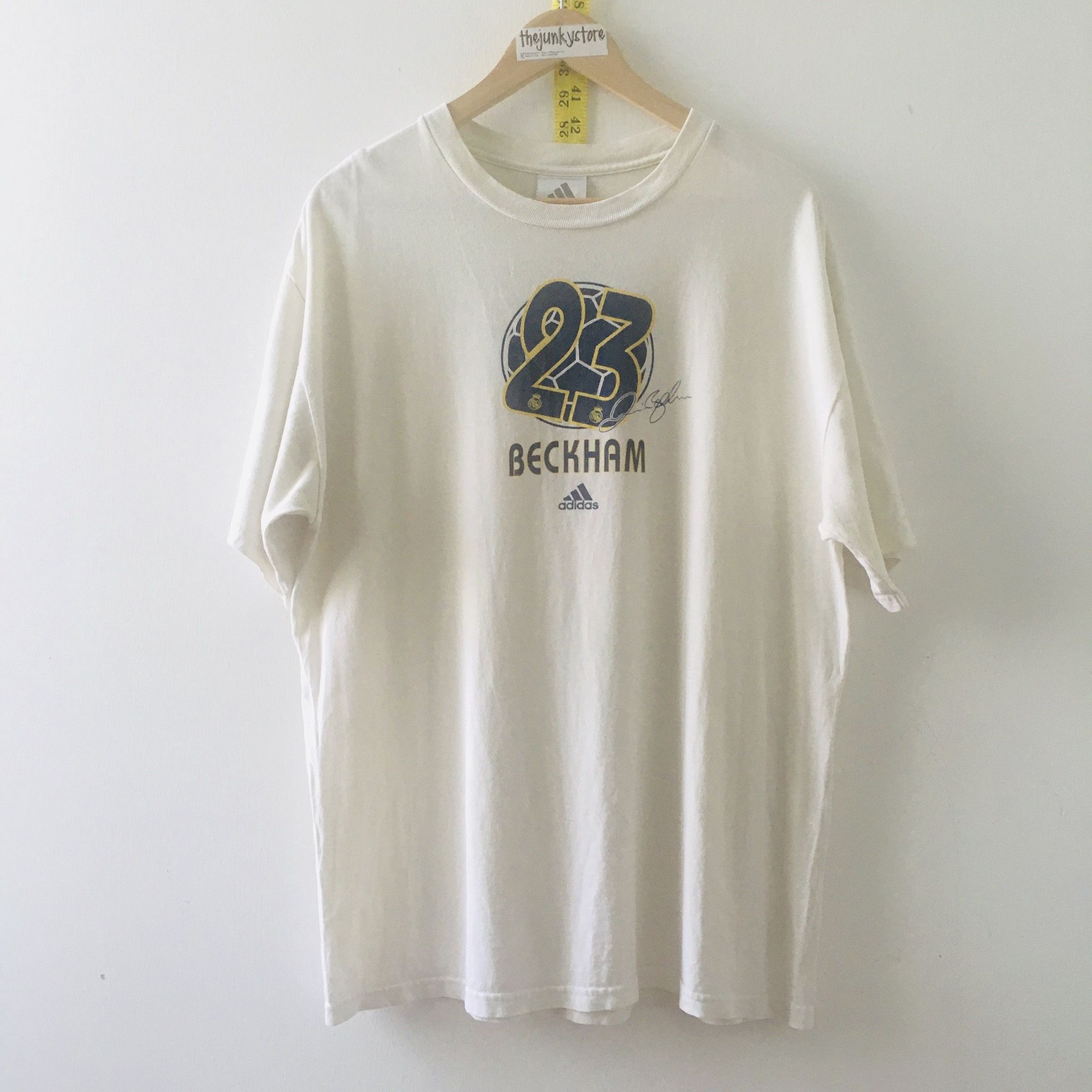 【レア】00s adidas David Backham Tシャツ 英国製 Ｍ レア】00s adidas David Backham Tシャツ 英国製 M レア】00s