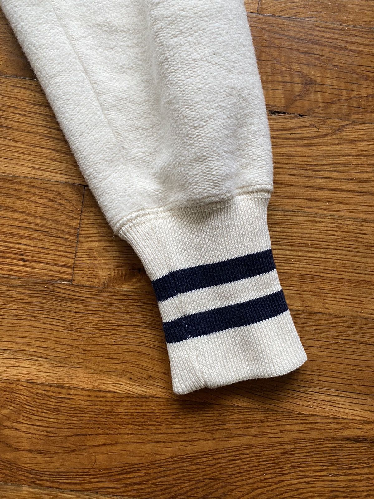 Aime Leon Dore Aime Leon Dore Cream/Navy hoodie Size US XS / EU 42 / 0 - 2 Thumbnail