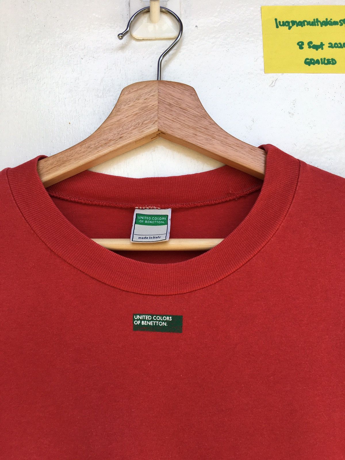 Benetton Rare United Color of Benetton Spellout Tshirt Size US M / EU 48-50 / 2 - 8 Thumbnail