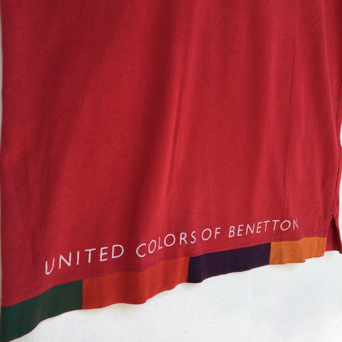 Benetton Rare United Color of Benetton Spellout Tshirt Size US M / EU 48-50 / 2 - 7 Thumbnail